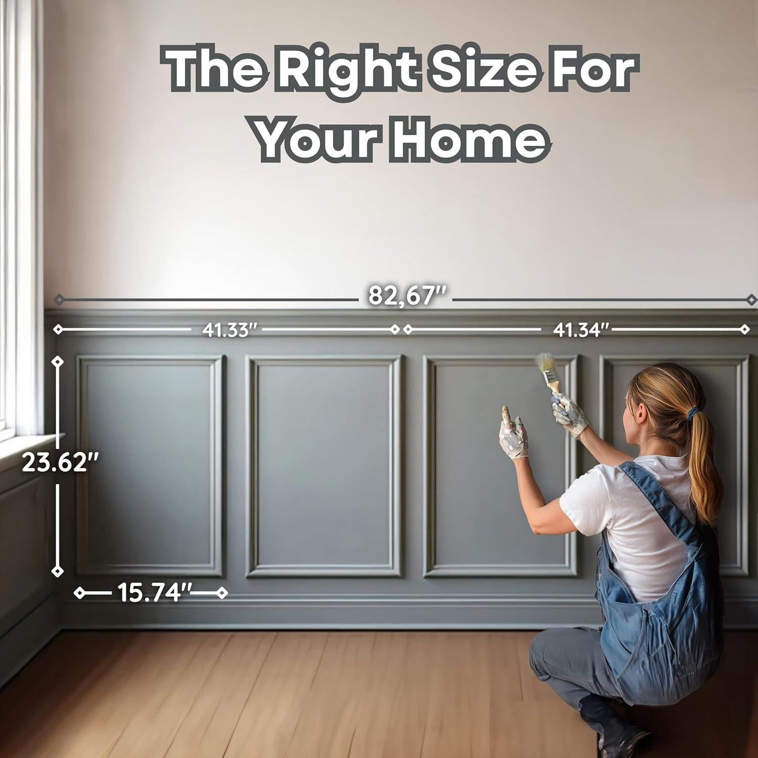 Paneles de Madera Decorativa Autoadhesivos TUALCA 72x14cm