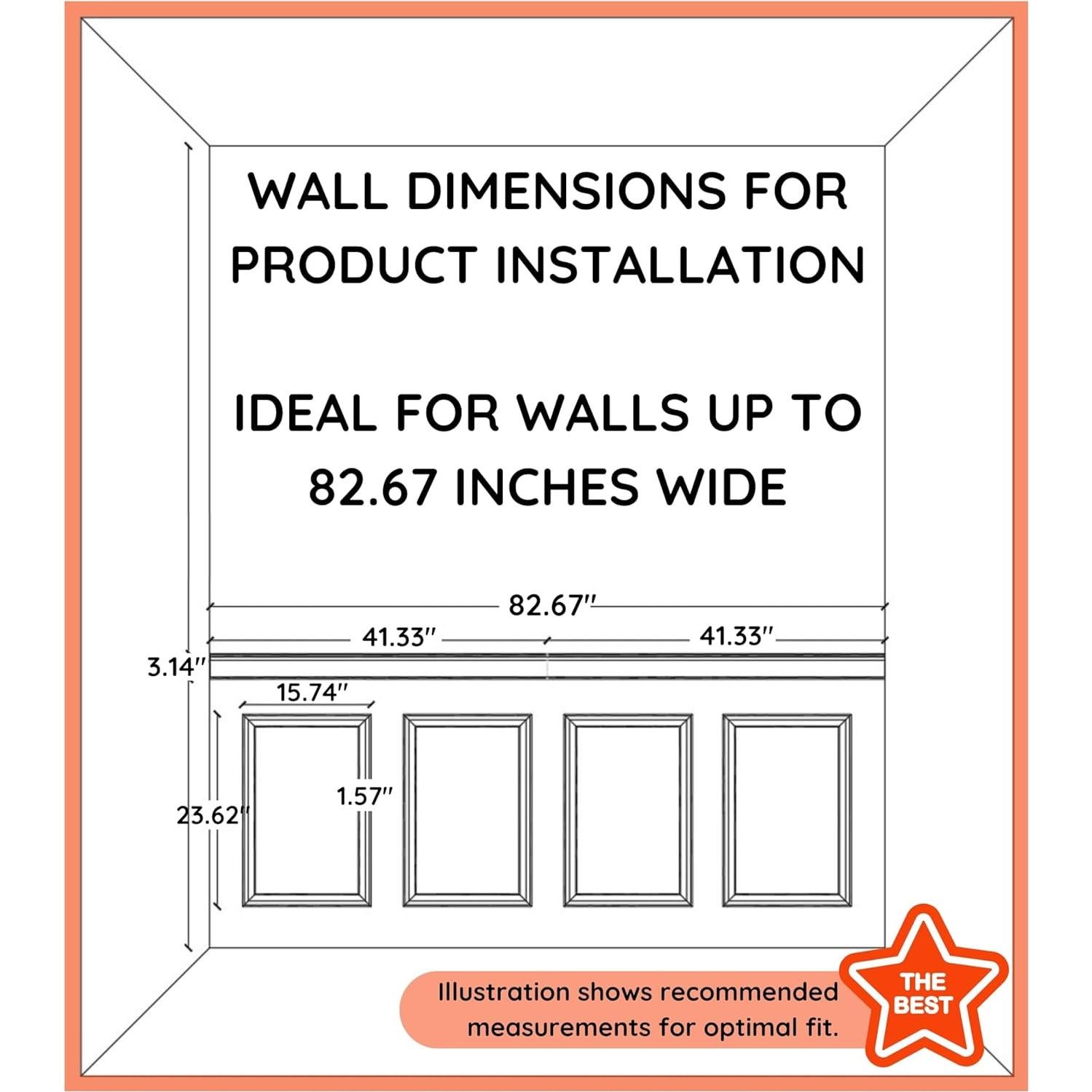 Paneles de Madera Decorativa Autoadhesivos TUALCA 72x14cm