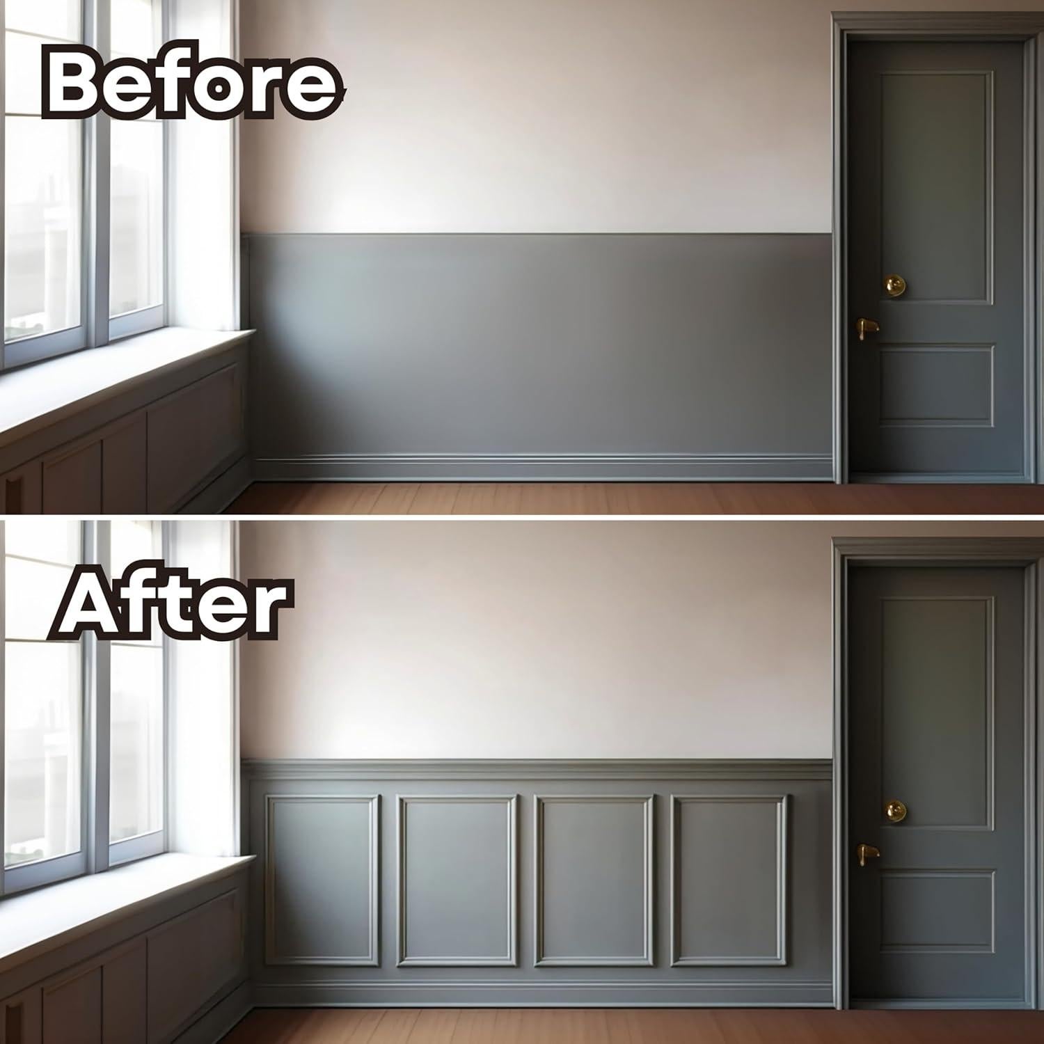 Paneles de Madera Decorativa Autoadhesivos TUALCA 72x14cm