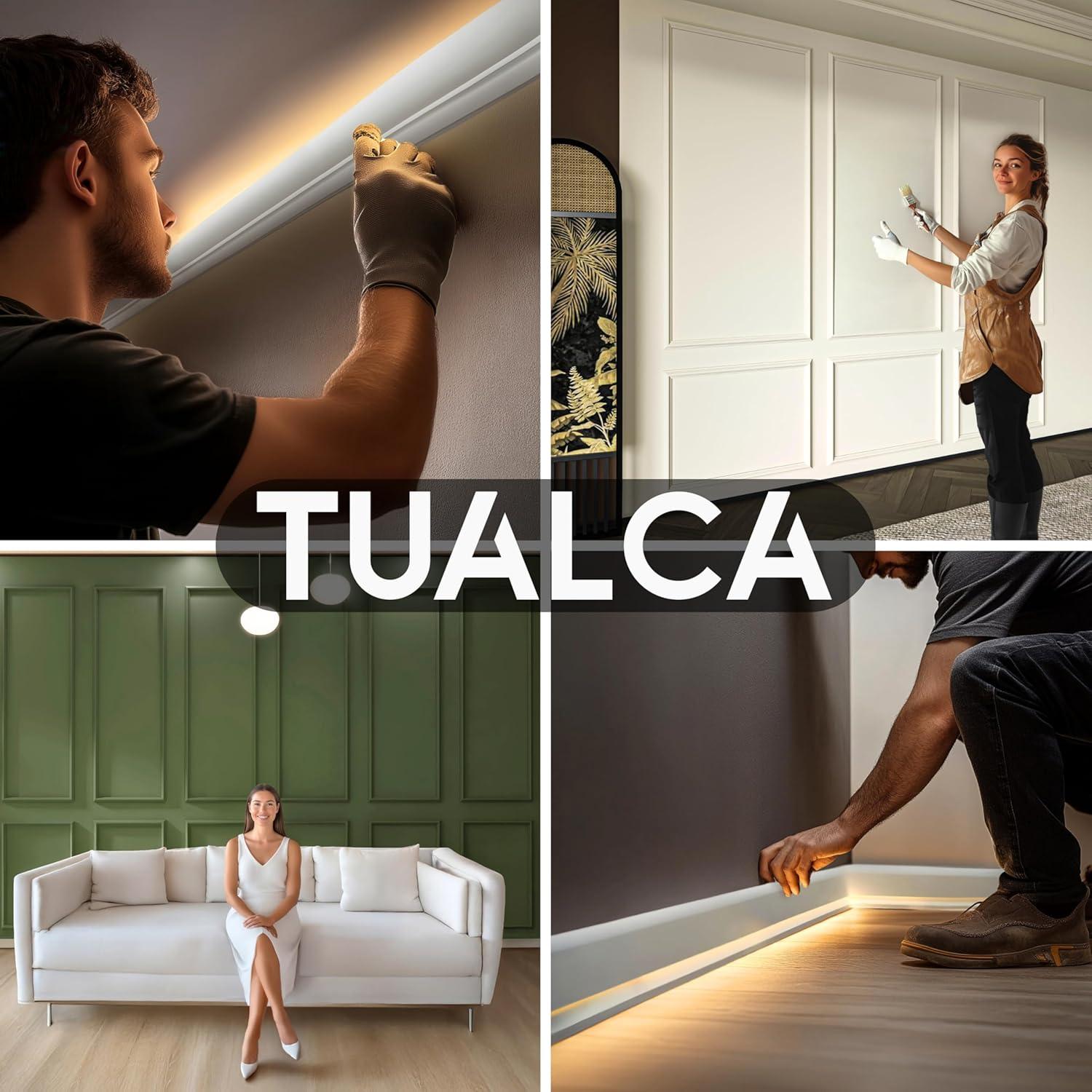 Paneles de Madera Decorativa Autoadhesivos TUALCA 72x14cm