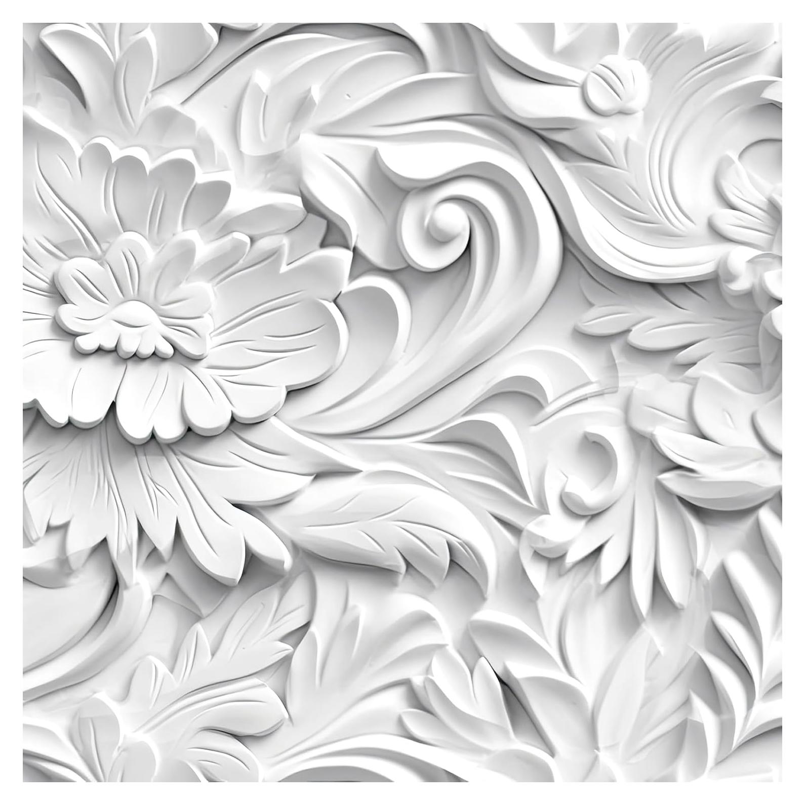 Papel Tapiz Floral 3D Autoadhesivo FunStick 44.5 cm x 3 m