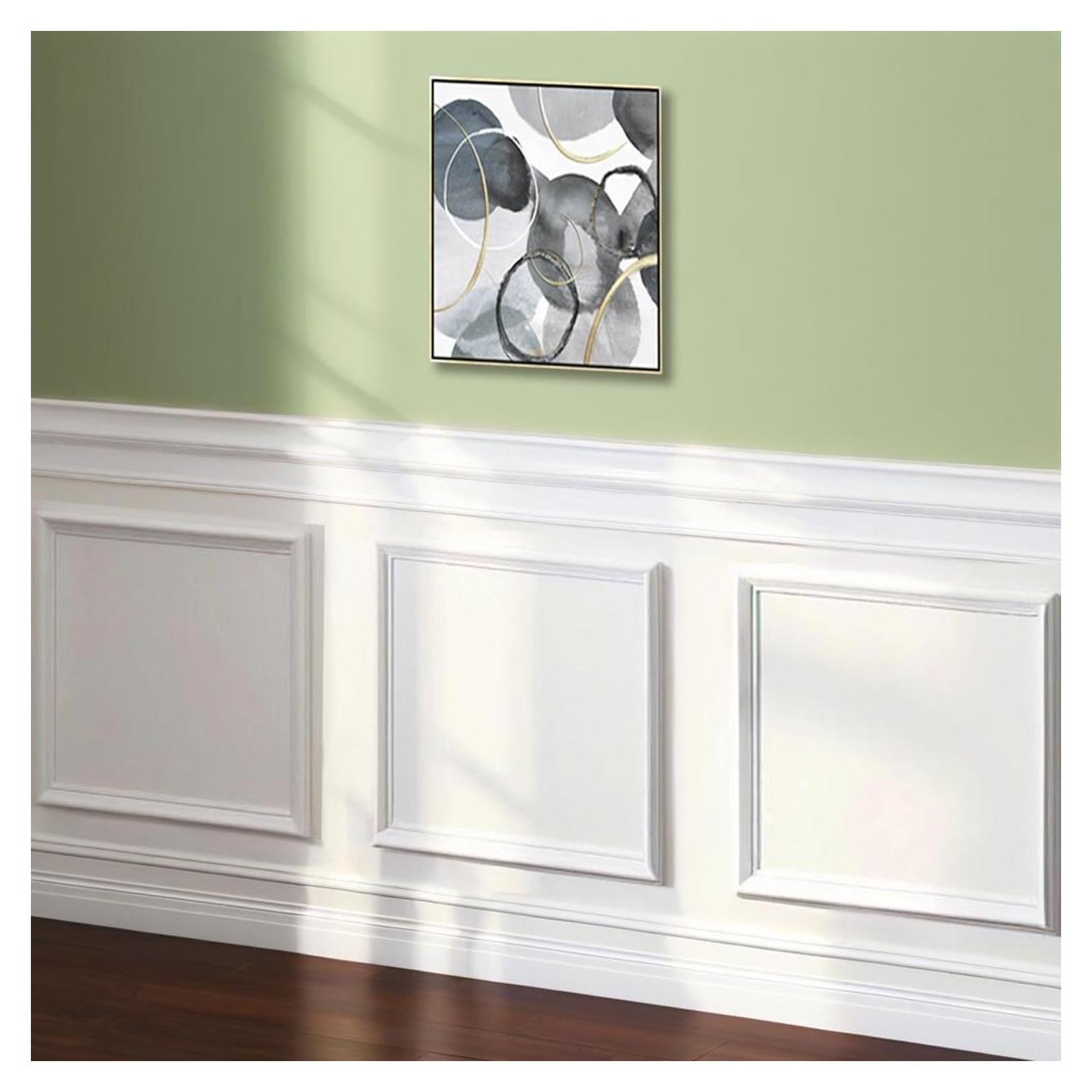 Kit de Moldura de Pared Autoadhesiva TRAIN2 ART 60.96x60.96 cm