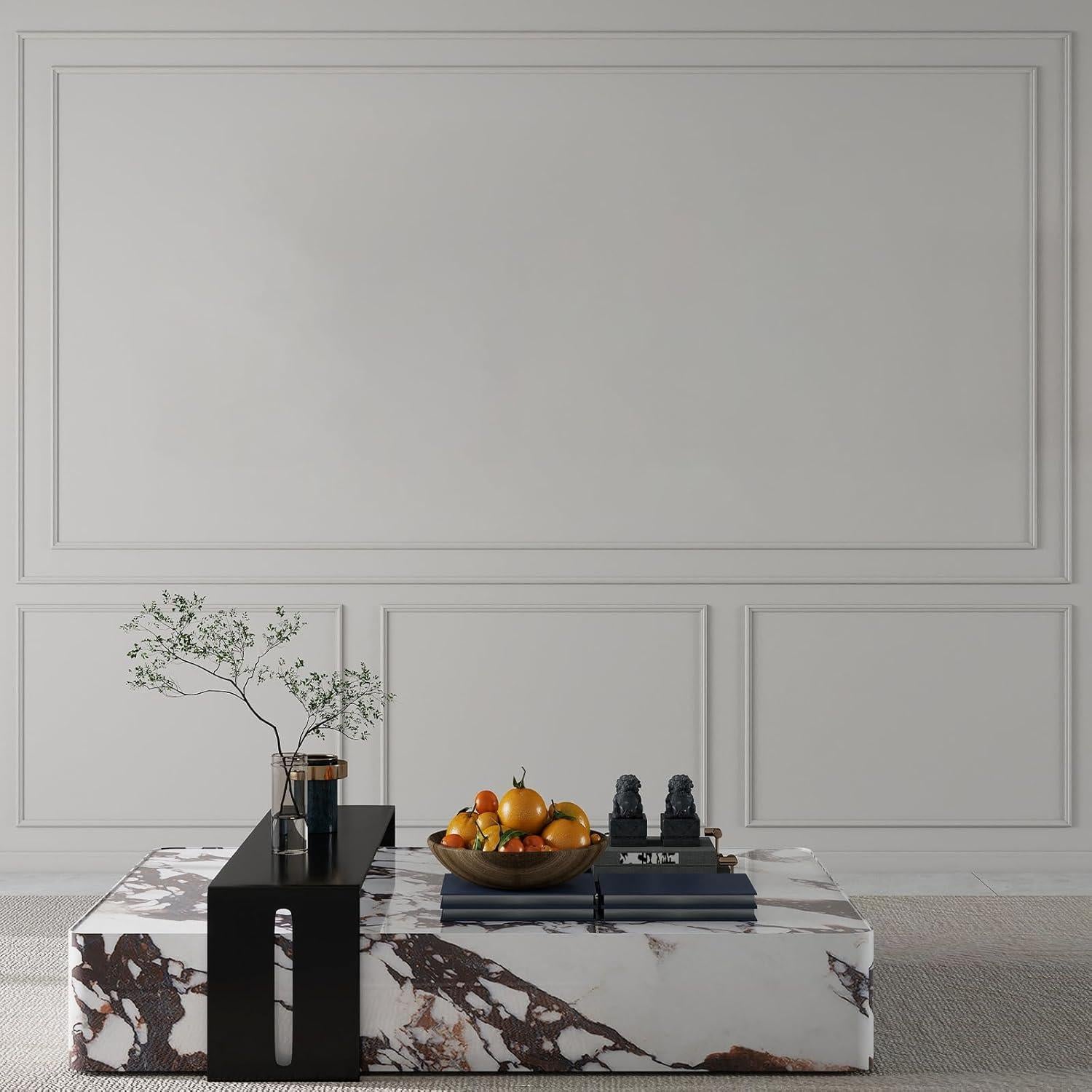 Kit de Moldura de Pared Autoadhesiva Pangda 32 Paneles Blancos