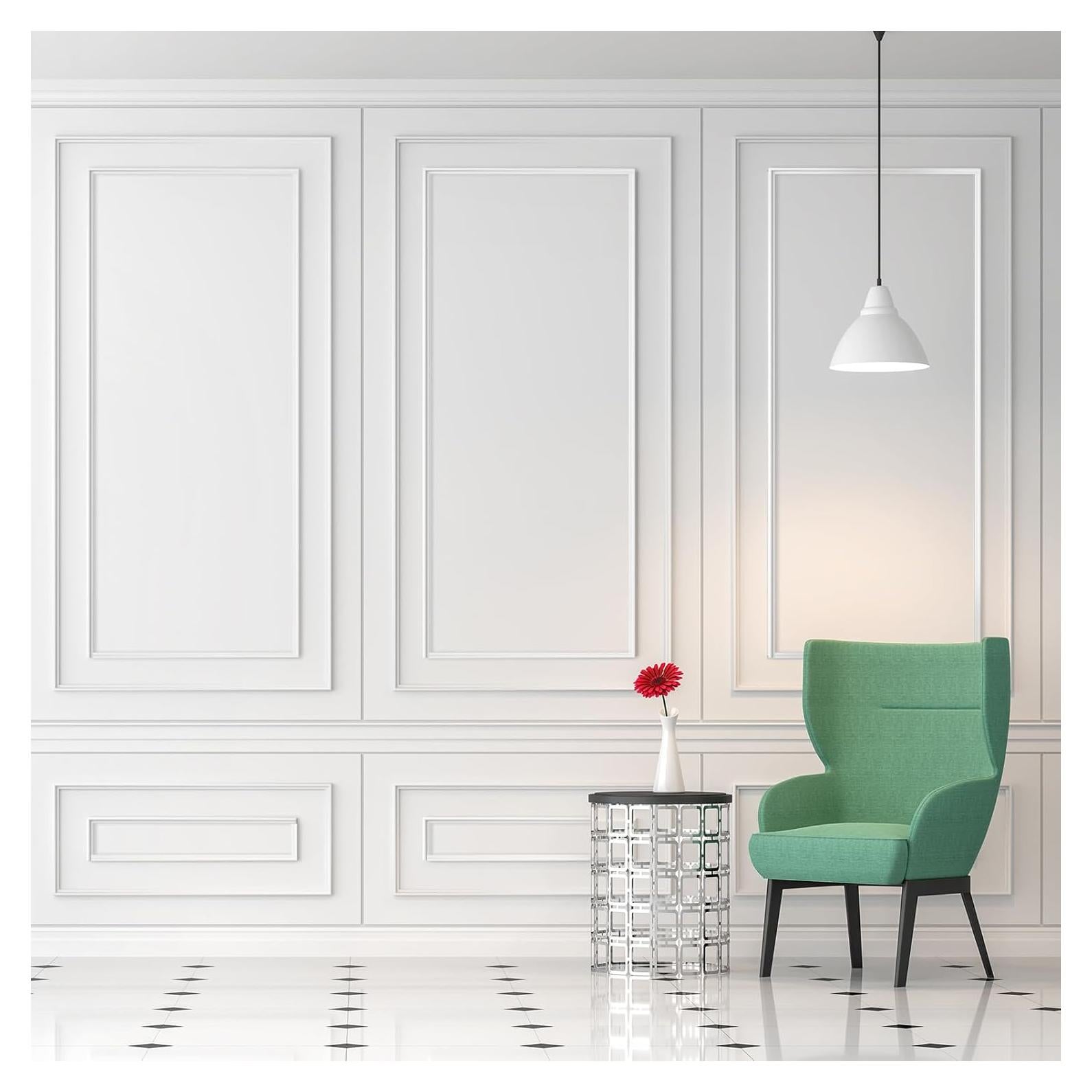 Kit de Molduras de Pared Autoadhesivas Pangda 60 Piezas