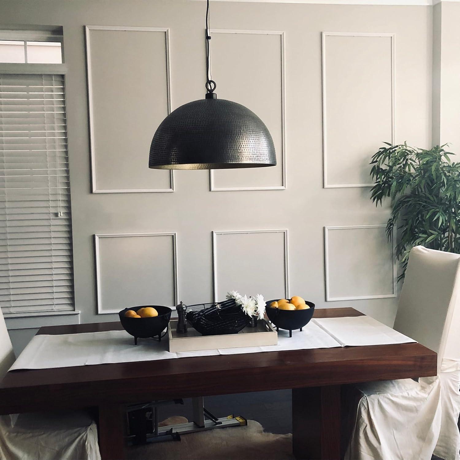 Kit de Moldura de Pared Autoadhesiva Fancat 137x61 cm Blanco