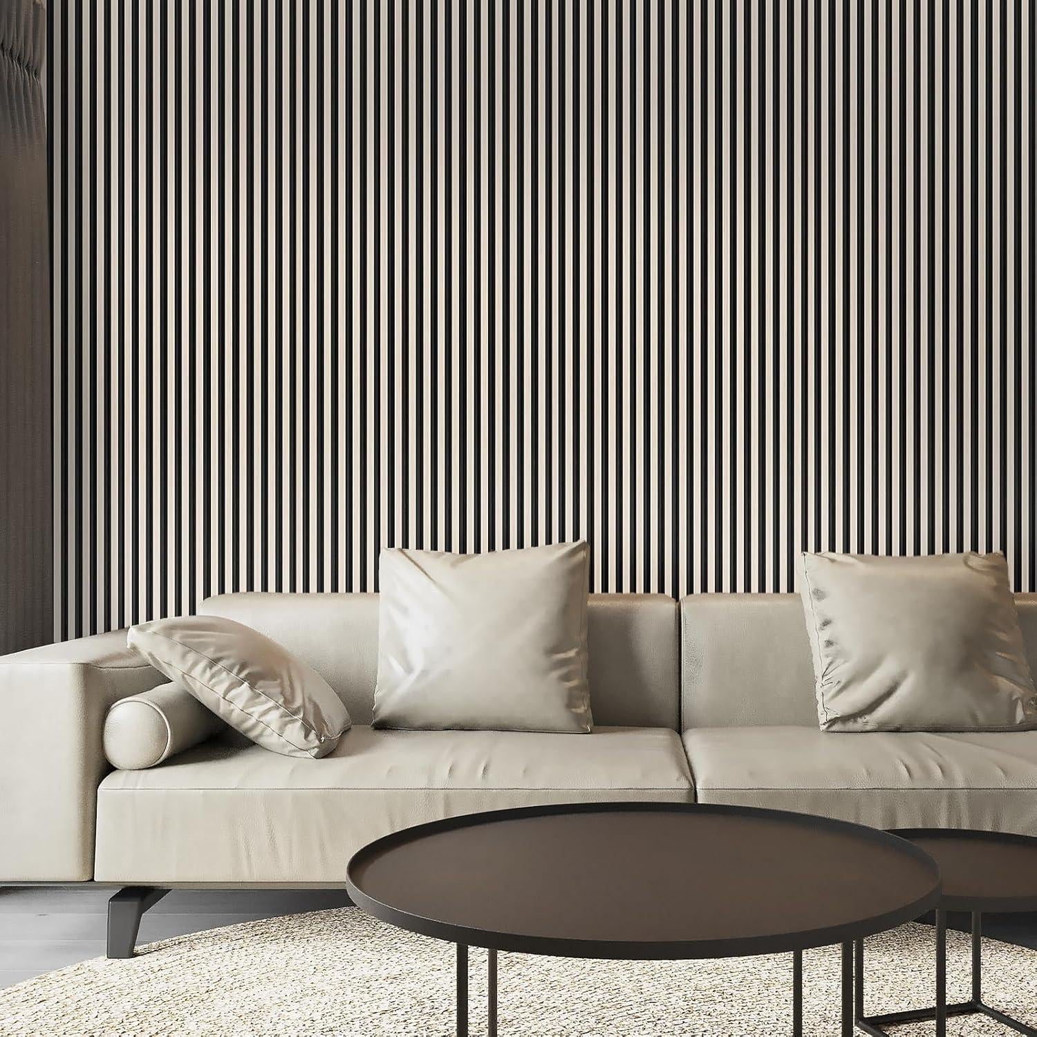 Paneles de Pared Acústicos Art3d WPC 8 Piezas 243.84x15.24cm Roble