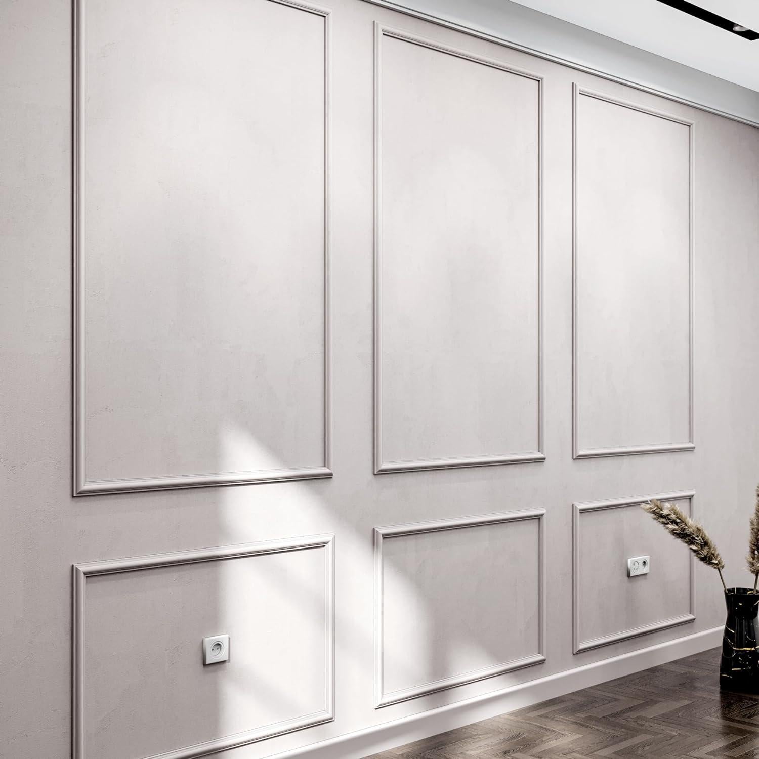 Kit de Molduras Autoadhesivas Birdeco 99x160 cm Blanco