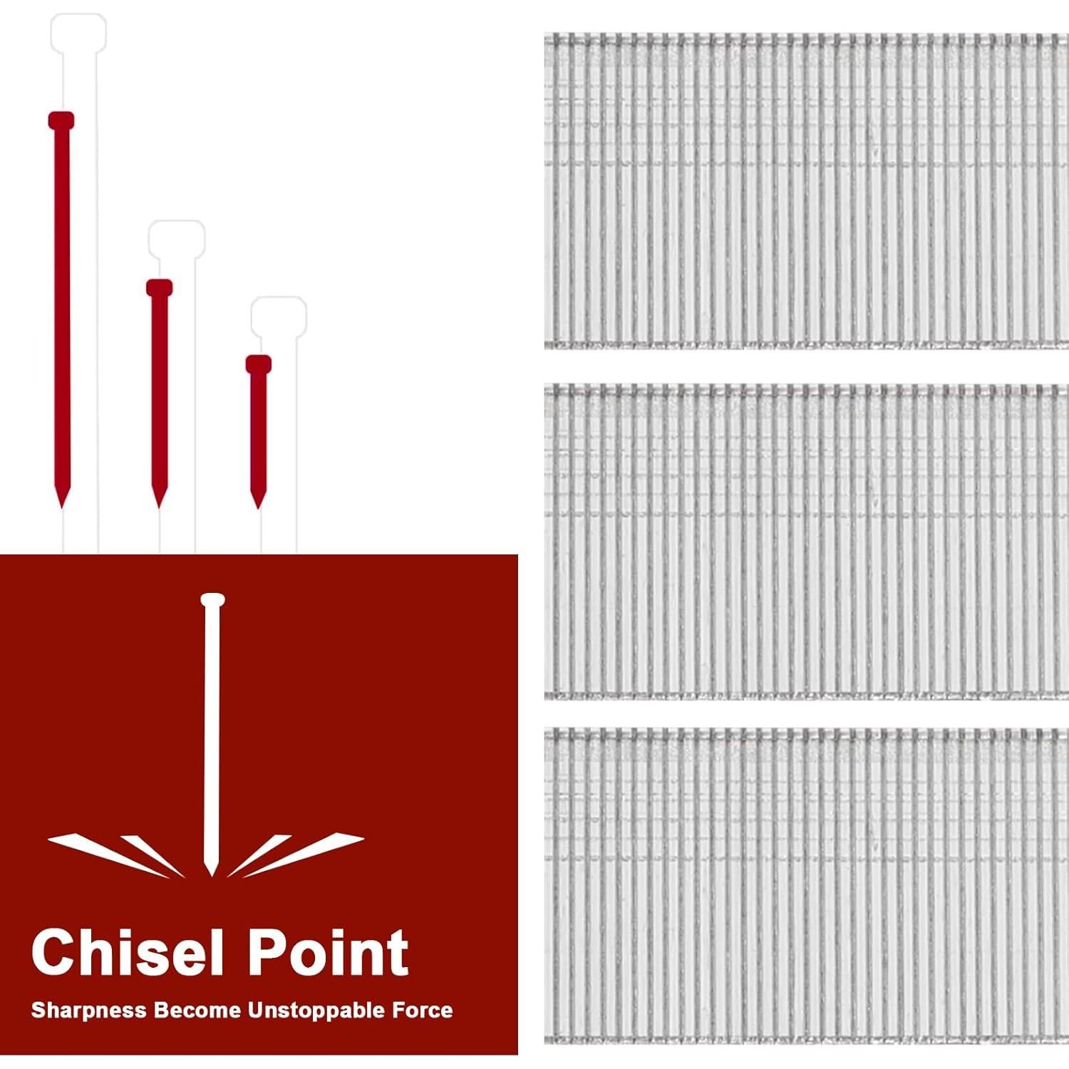 Clavos Brad DEWBIN 12000 25mm 18GA Galvanizados para Pistola