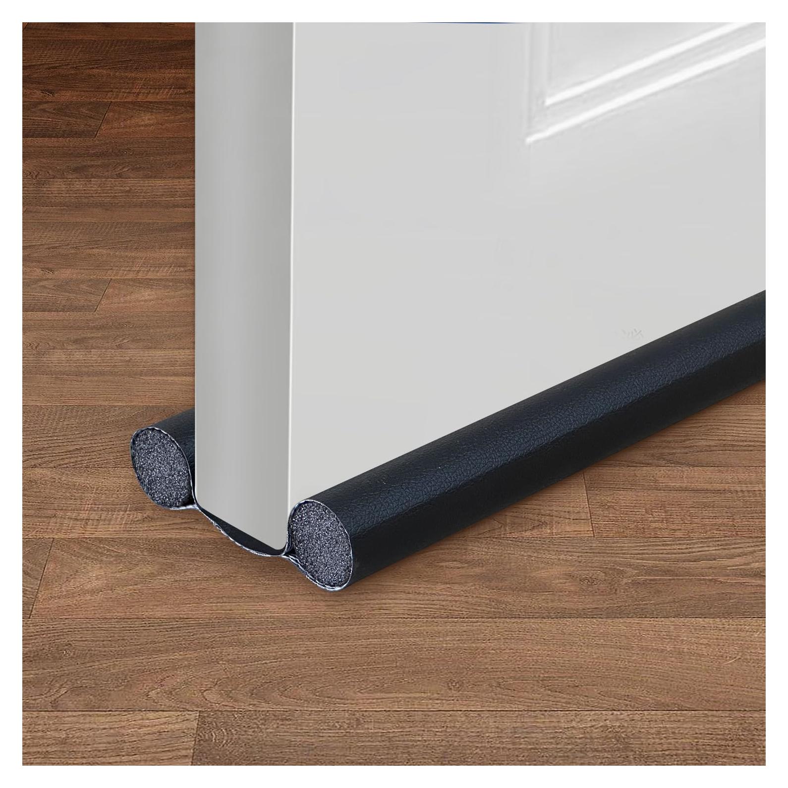 Detenedor de Corrientes de Aire Protalwell para Puertas Negras