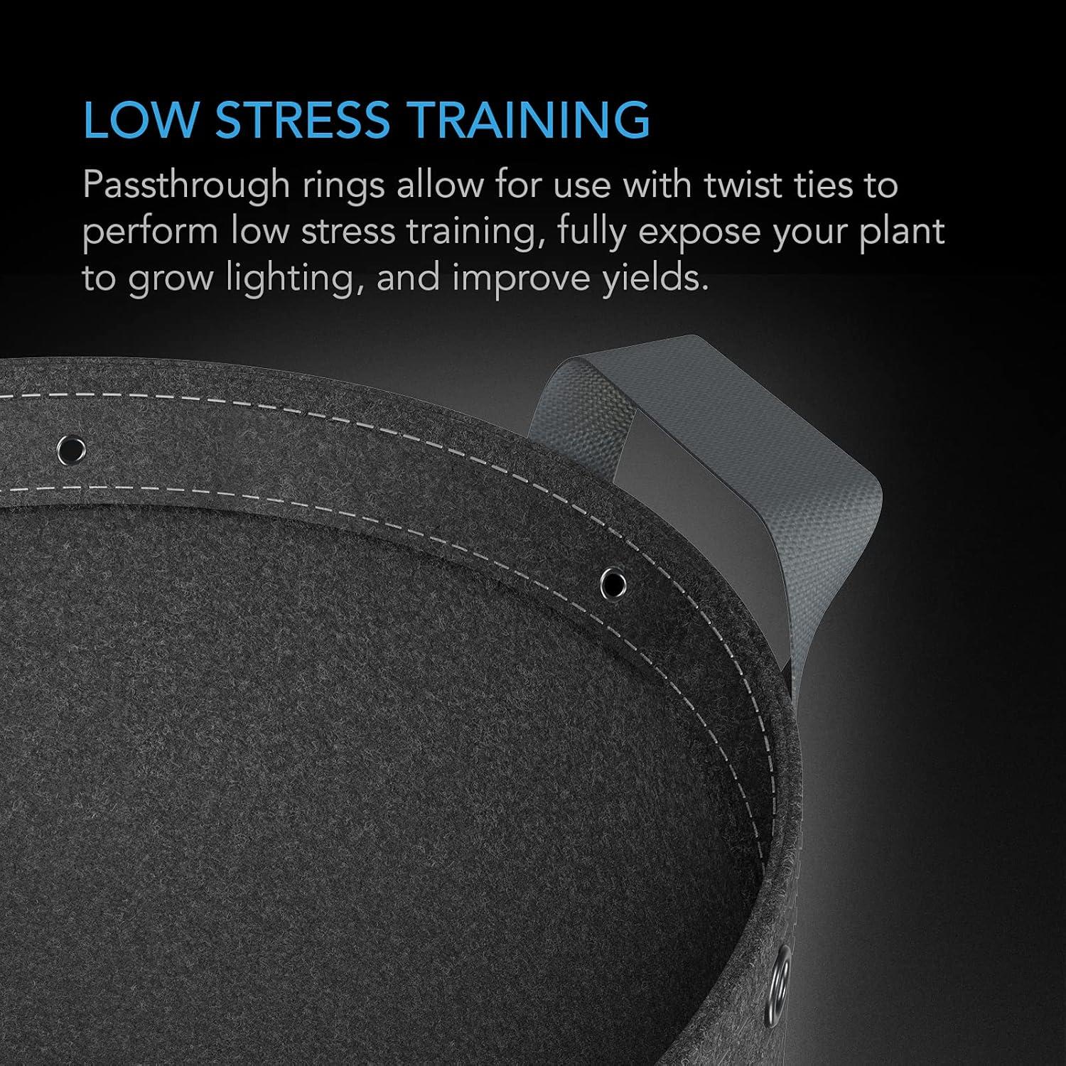 Bolsas de Cultivo de Tela AC Infinity 5 Galones Paquete de 5