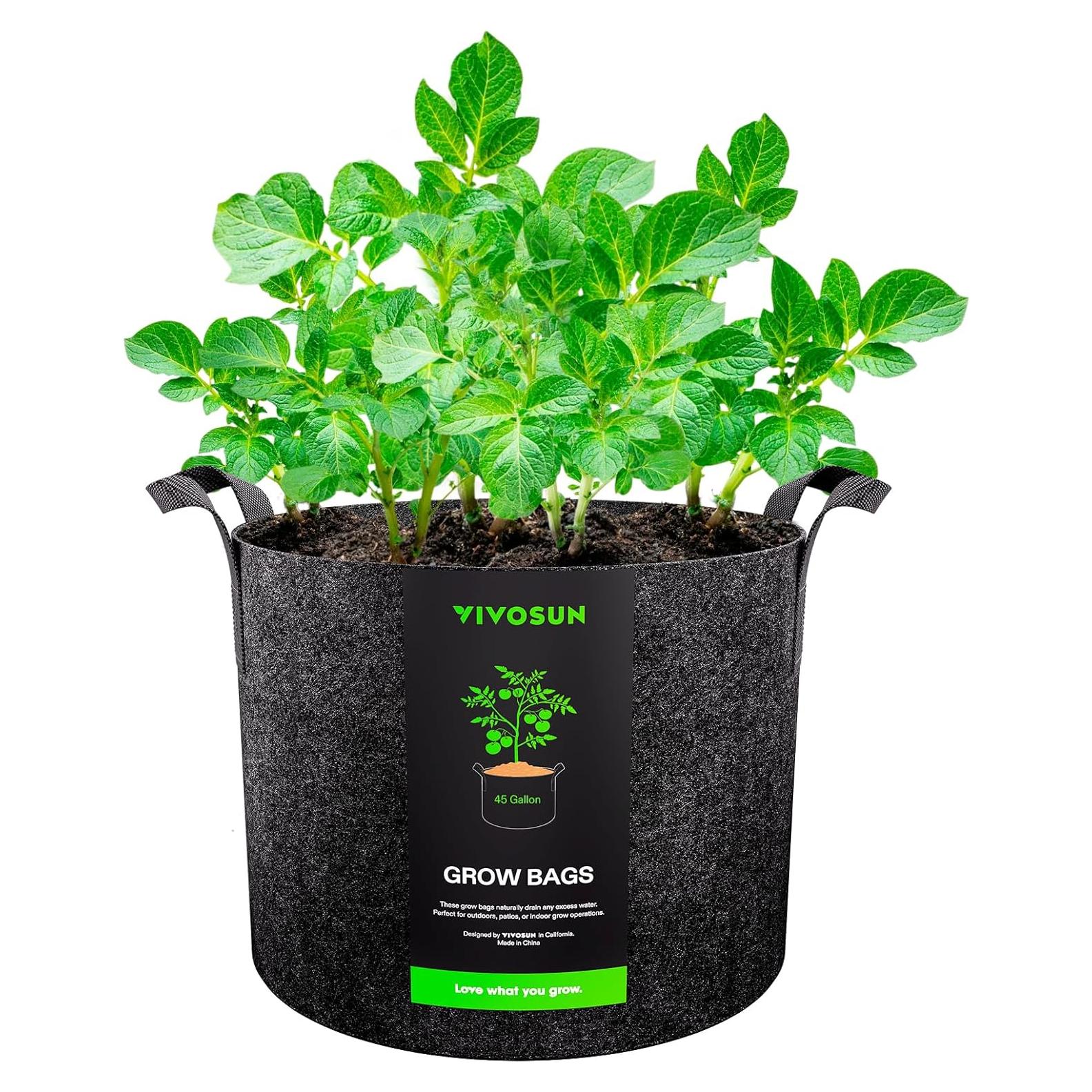 Bolsa de Cultivo VIVOSUN 170L Tela Resistente con Asas