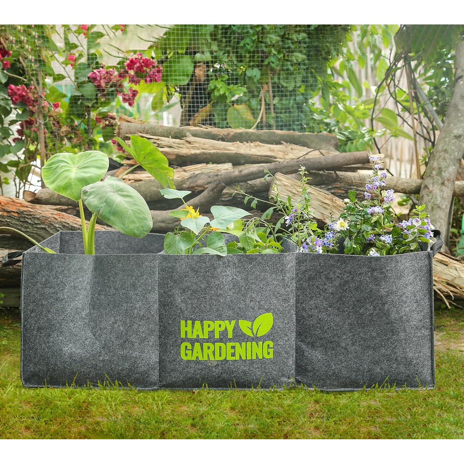 Bolsas de Cultivo de Tela Linksandt - 2 Paquetes Jardín 0.91m