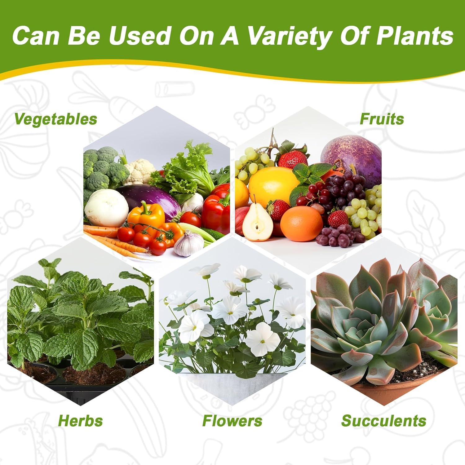 Bolsa de Jardín Elevada MAQIHAN - 2 Unidades 24L Negra