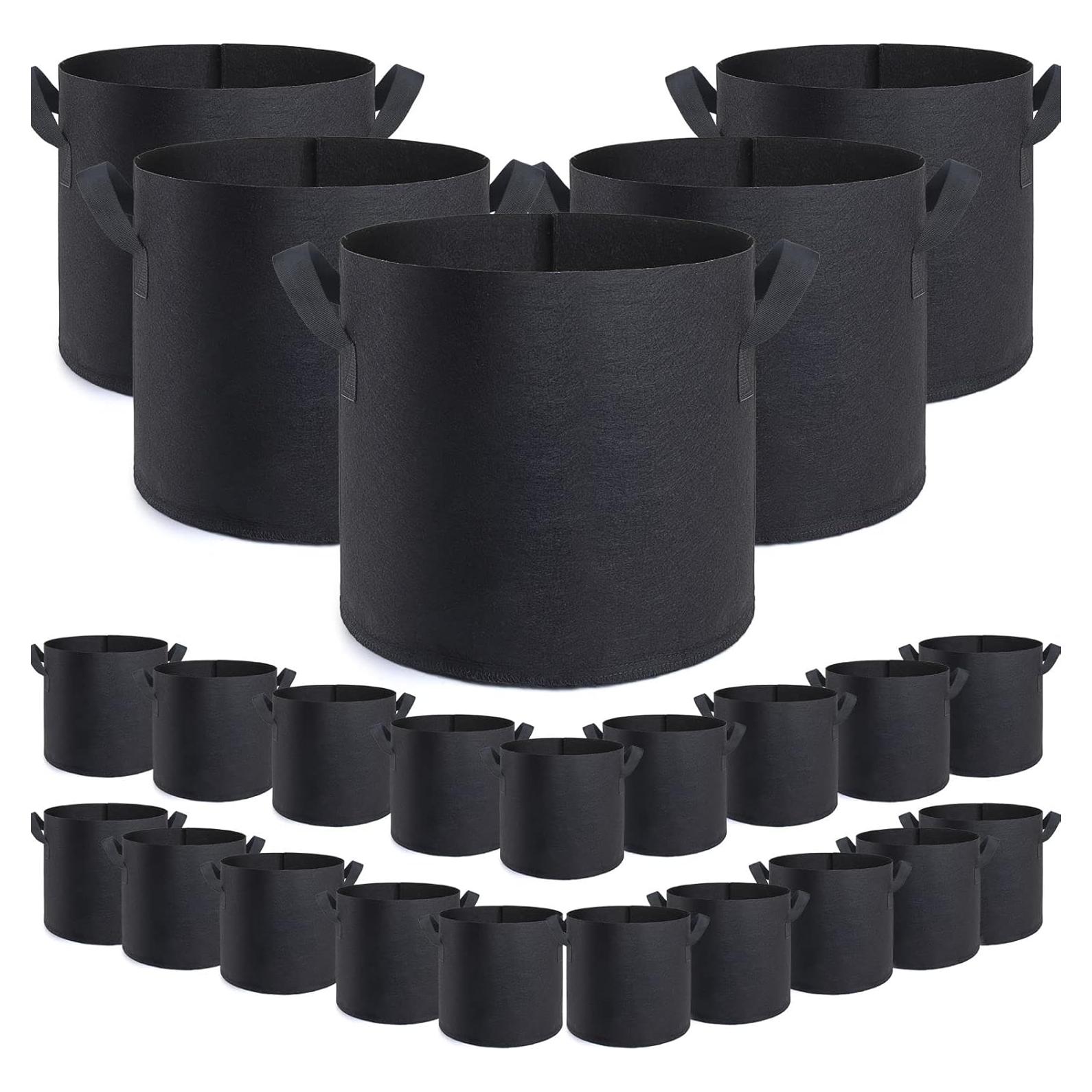 Bolsas de Cultivo GROW TNT 10 Galones 24 Piezas Tela