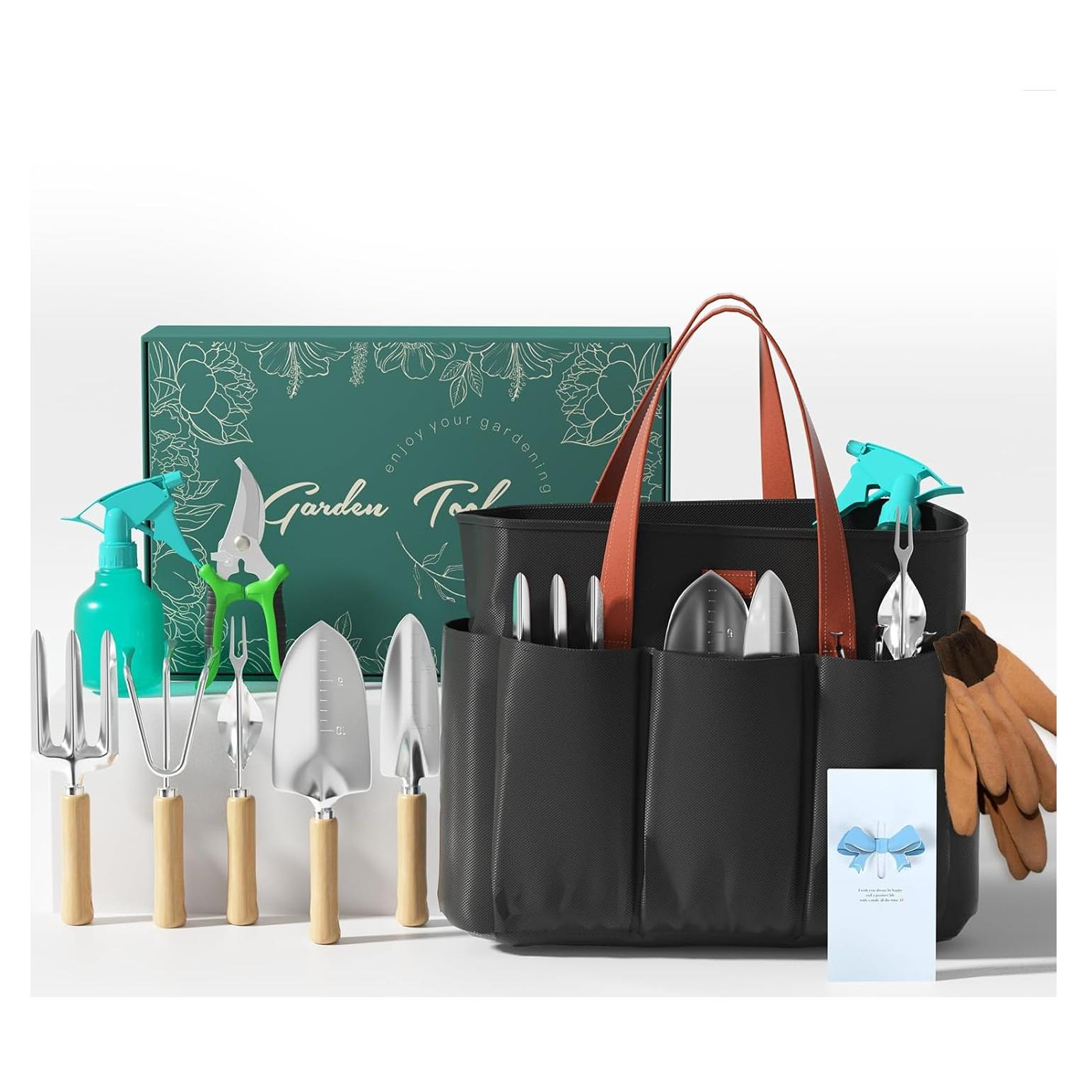 Conjunto de Herramientas de Jardinería VerdantVibes 9 Piezas
