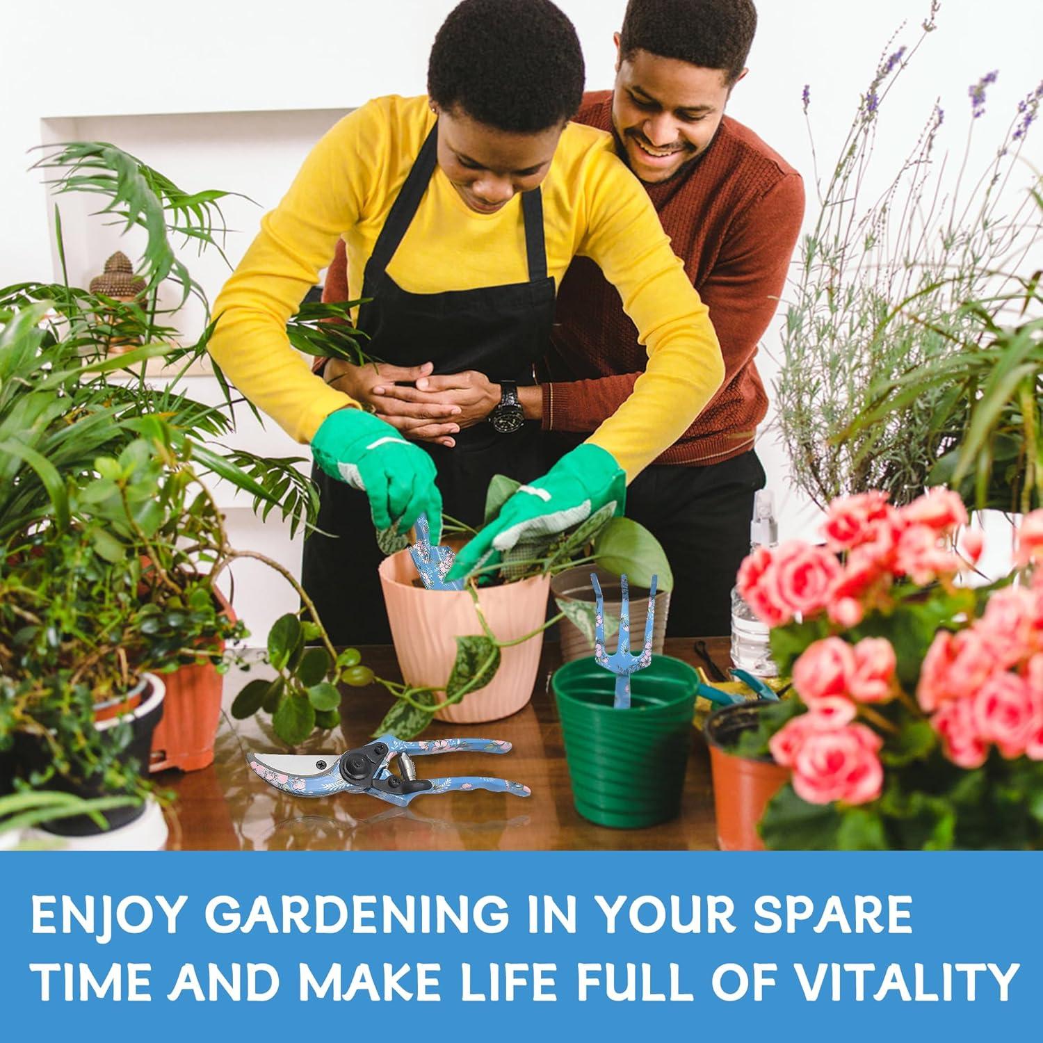 Juego de Herramientas de Jardín 3 Piezas Evertools - Aluminio Ergonómico