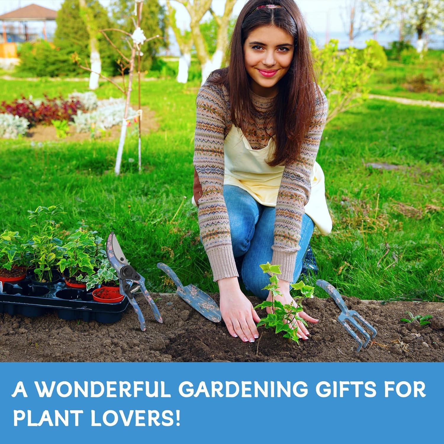 Juego de Herramientas de Jardín 3 Piezas Evertools - Aluminio Ergonómico