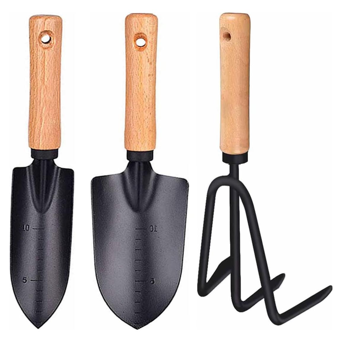 Juego de Herramientas de Jardín HAIUWOER 3 Piezas Ergonómico