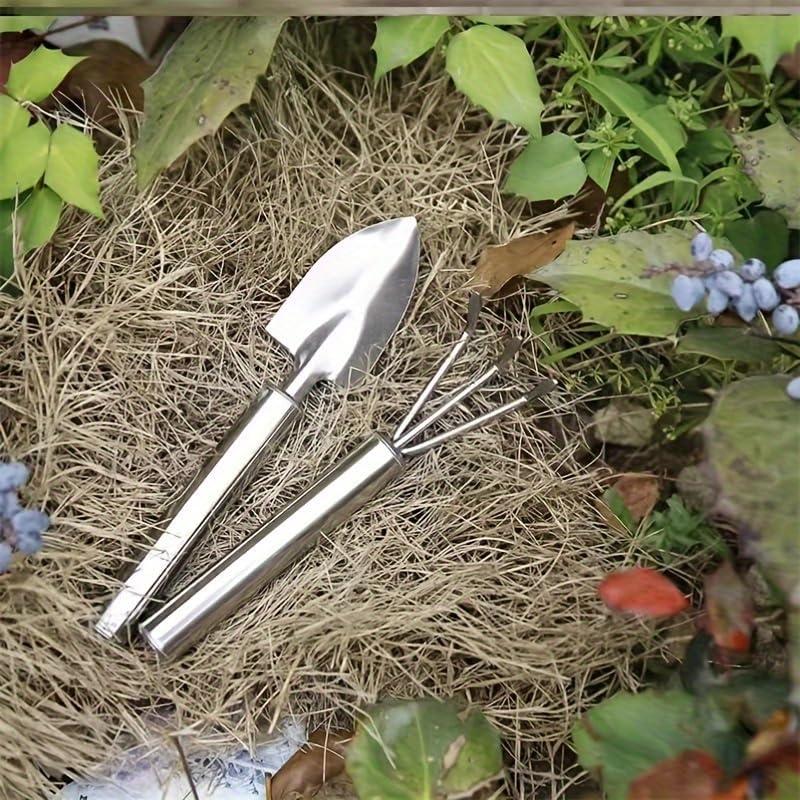 Juego de Herramientas de Jardinería 3 en 1 Screwizard - Aluminio