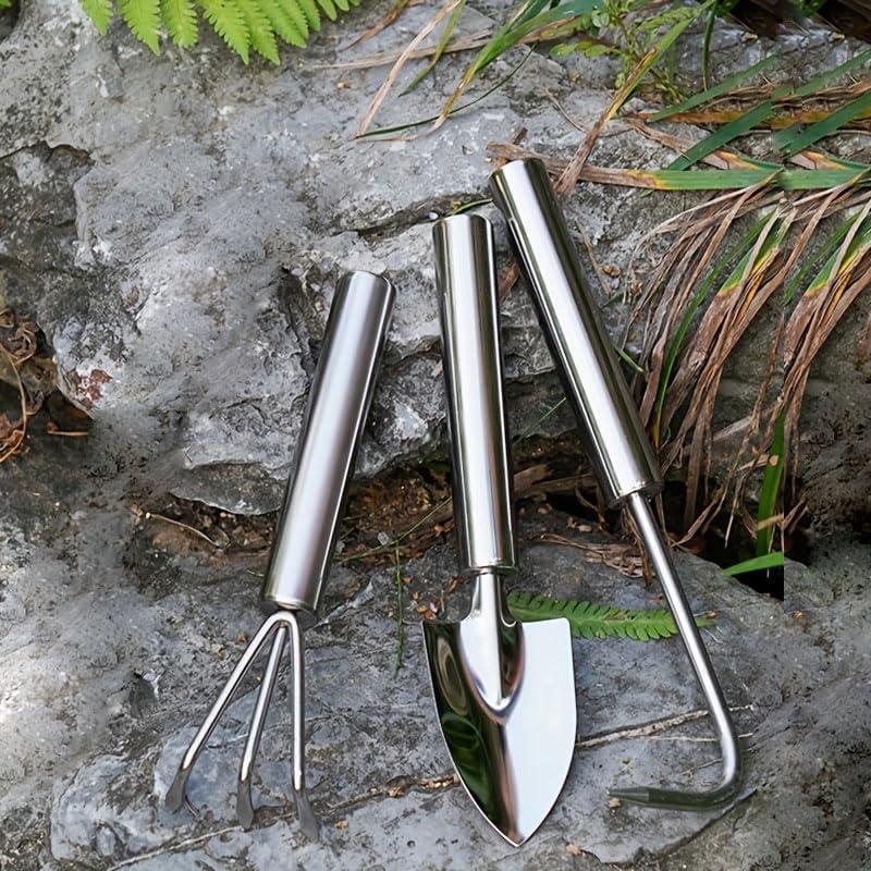 Juego de Herramientas de Jardinería 3 en 1 Screwizard - Aluminio