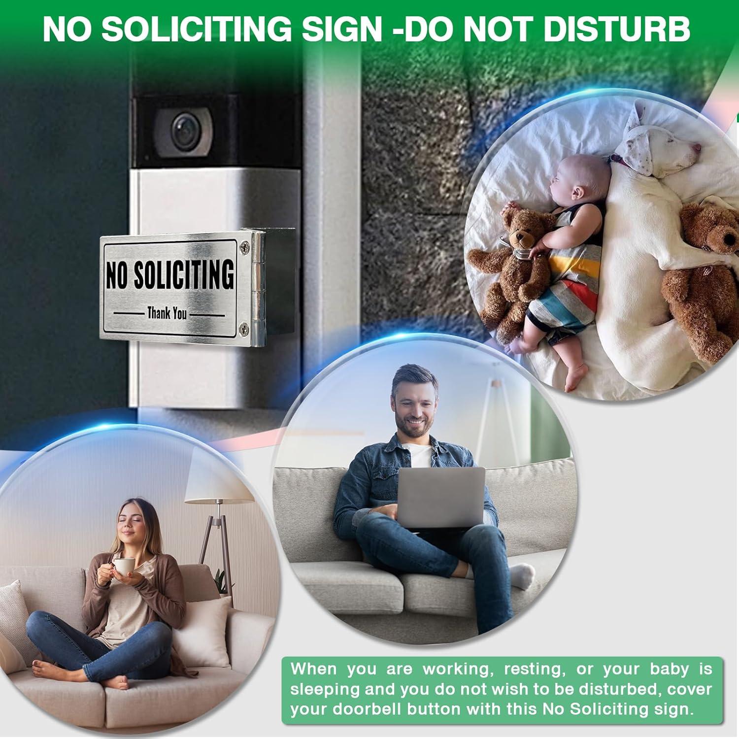 Cubierta de Timbre Rotativa PLT - Señal de No Molestar