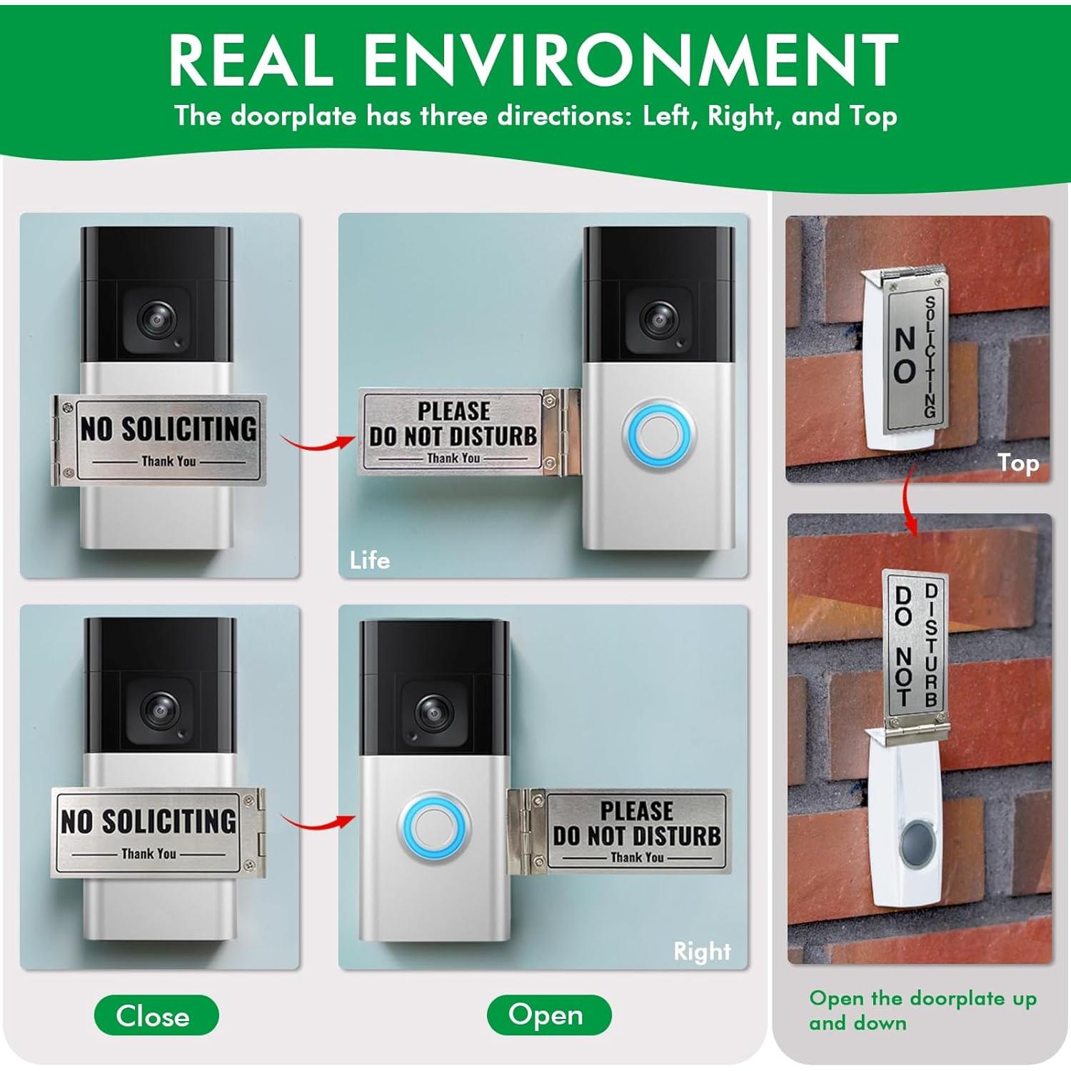 Cubierta de Timbre Rotativa PLT - Señal de No Molestar