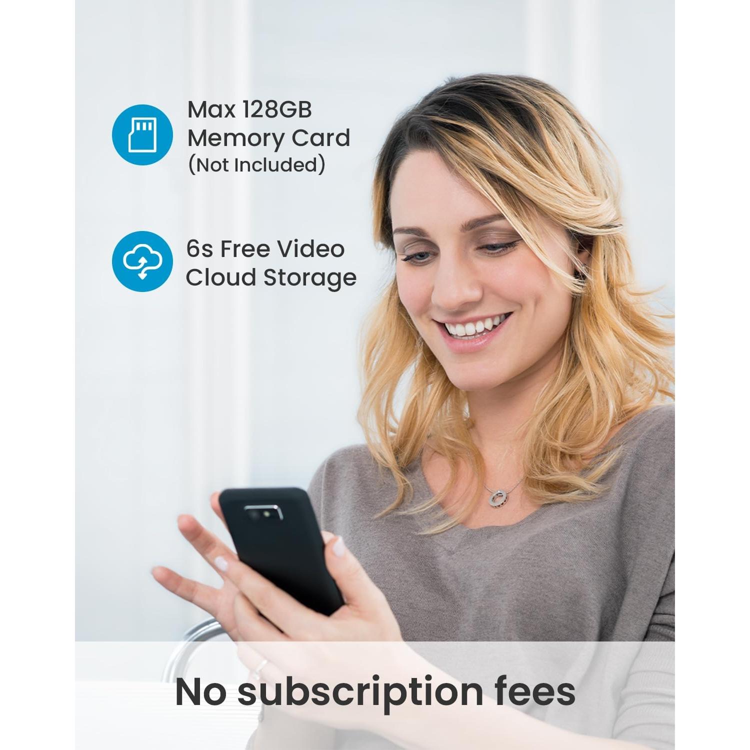 Cámara de Timbre Inalámbrica ieGeek 1080P 5MP WiFi Sin Suscripción