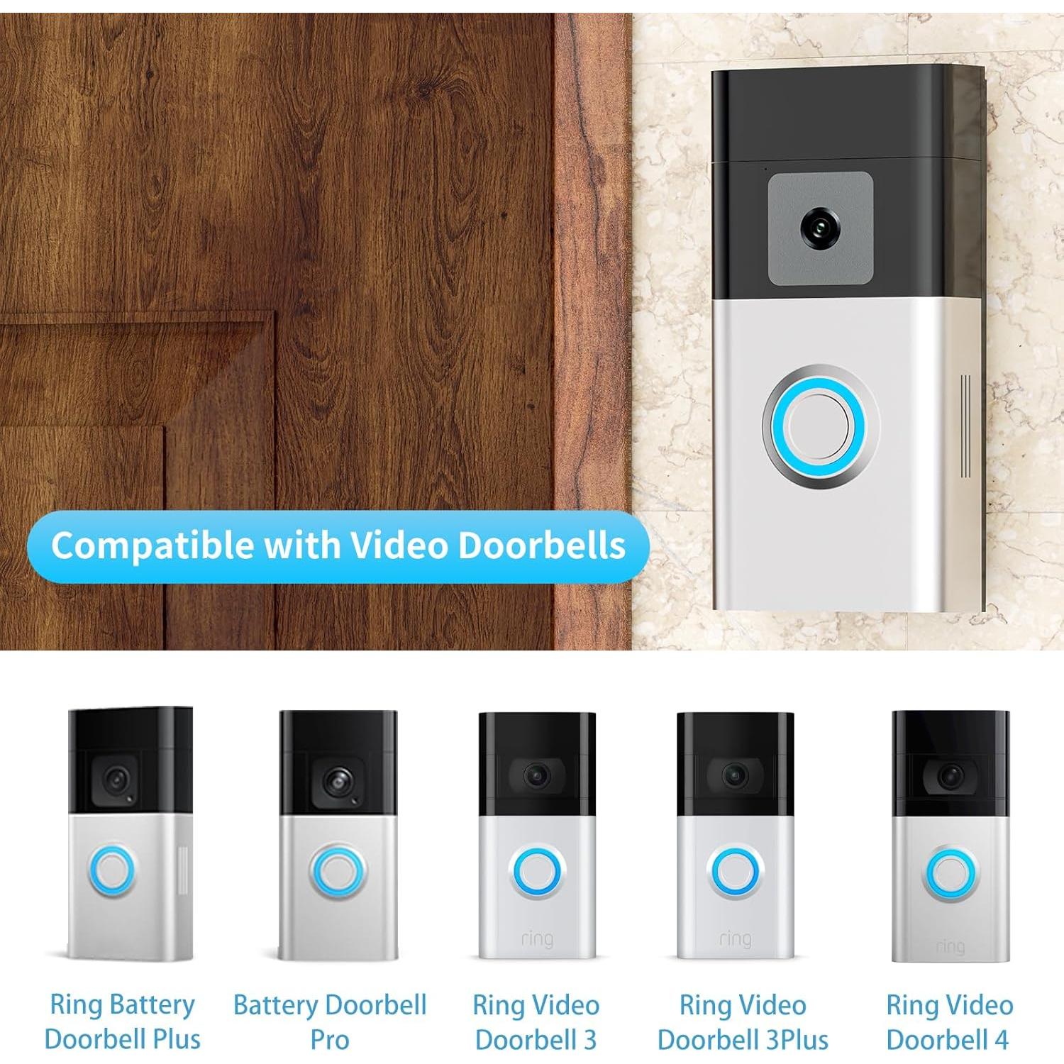 Soporte Adhesivo para Timbre de Video Ring YALUYO - Sin Perforaciones