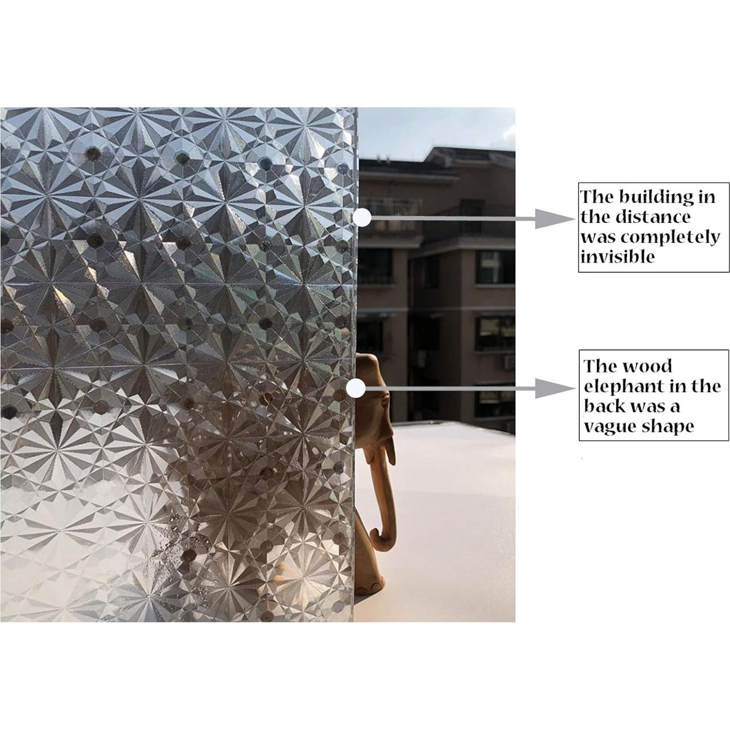 Película de Privacidad Estética 3D lsrrret 44.5x200 cm