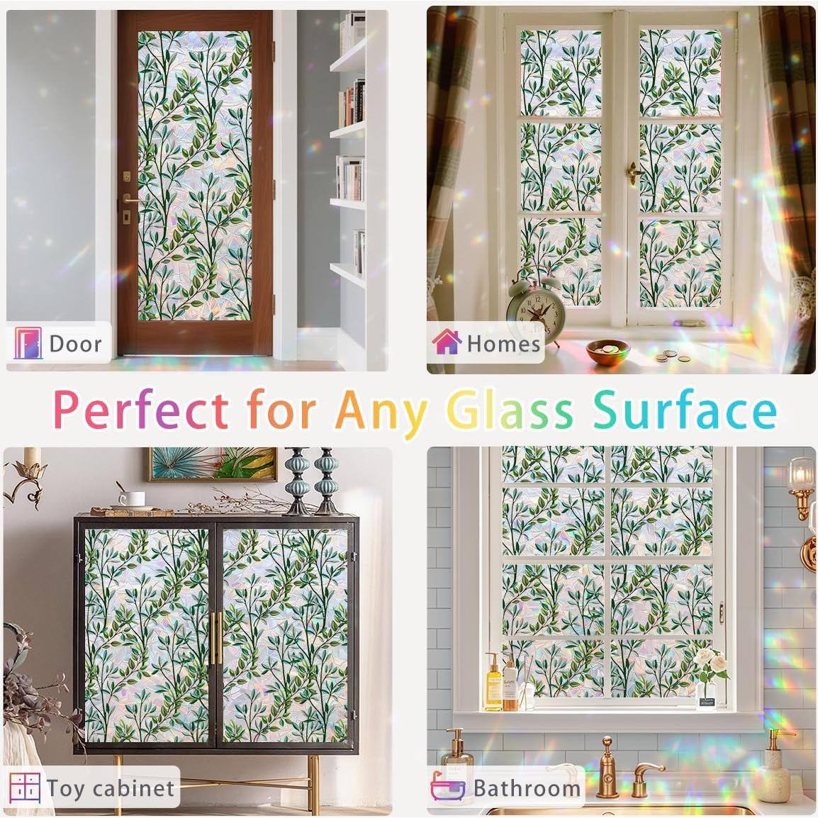 Película de Ventana de Privacidad Ohhvvow 44.5x199.8 cm Hoja