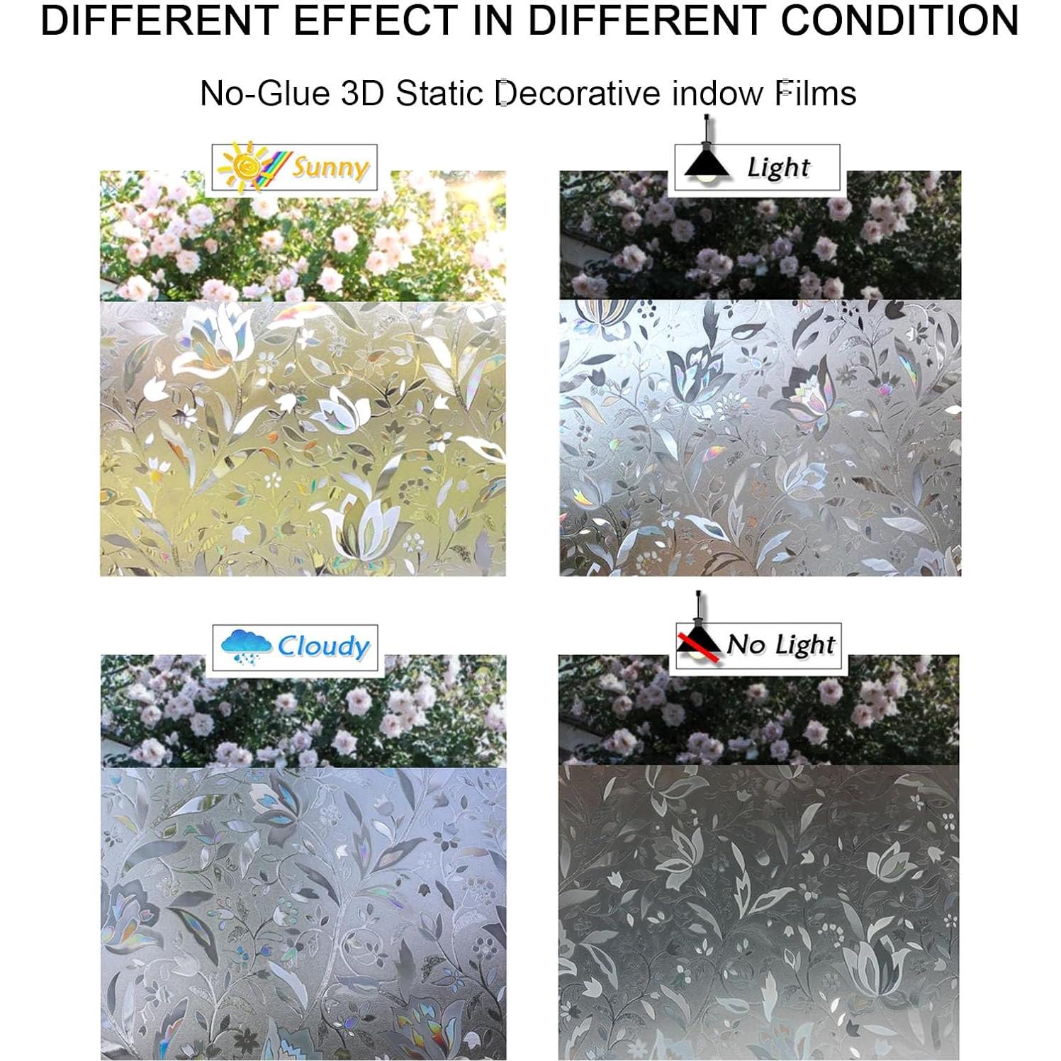 Película de Privacidad para Ventanas CottonColors 88.9x198.1cm