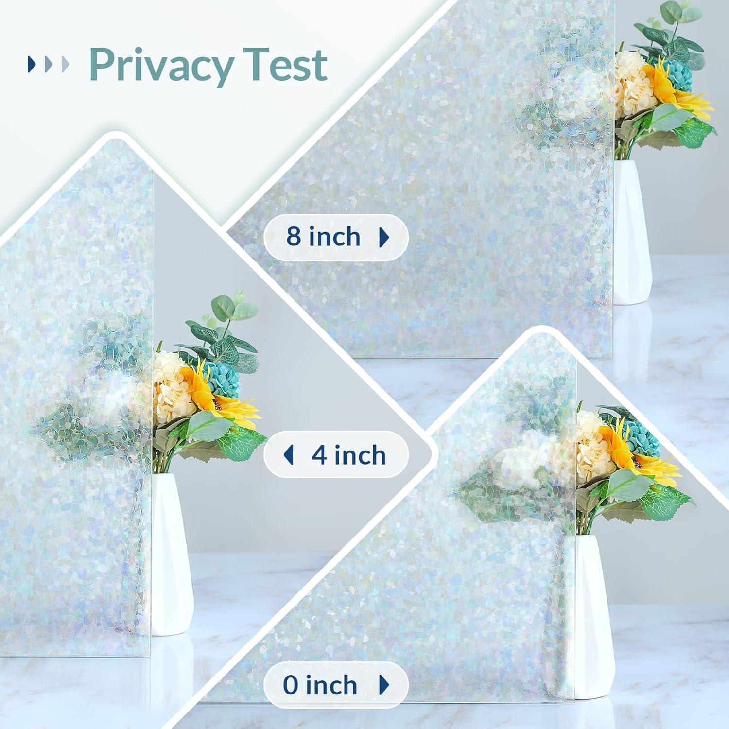 Película de Privacidad Haton 44.5x200 cm Vinilo Transparente