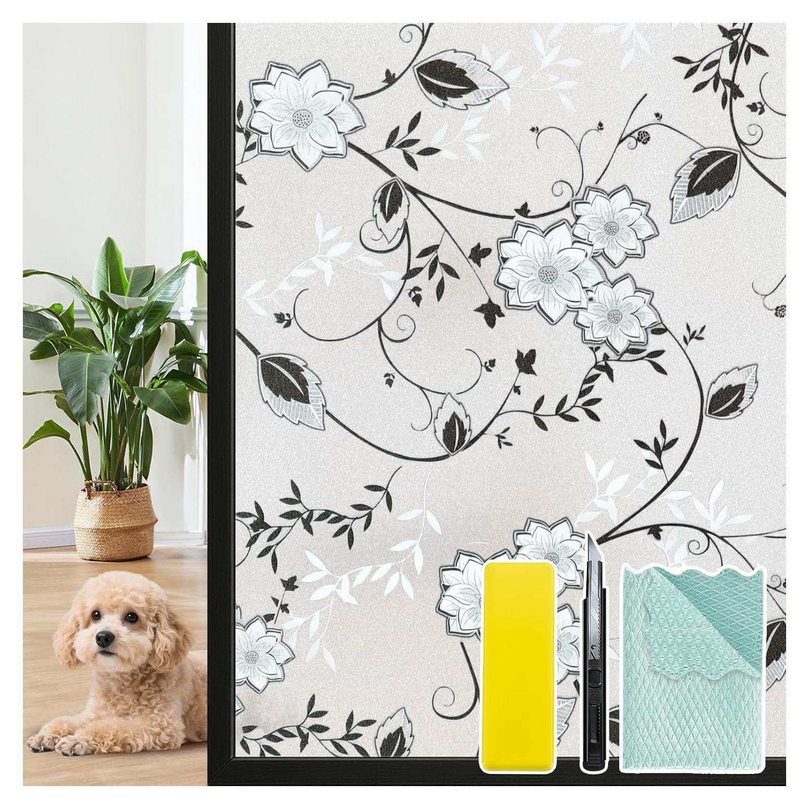 Película Decorativa de Privacidad para Ventanas Bloss 44.5x200 cm