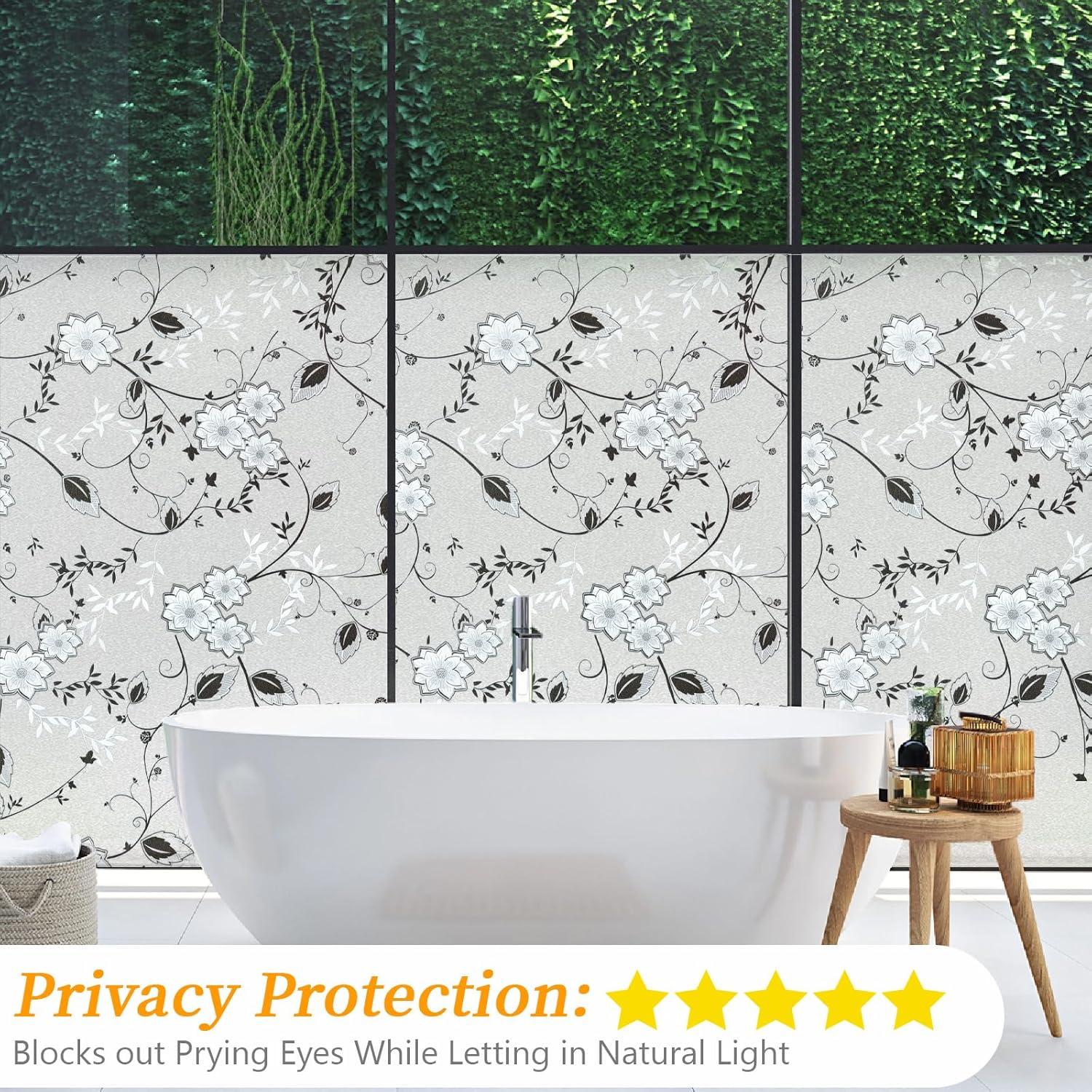 Película Decorativa de Privacidad para Ventanas Bloss 44.5x200 cm