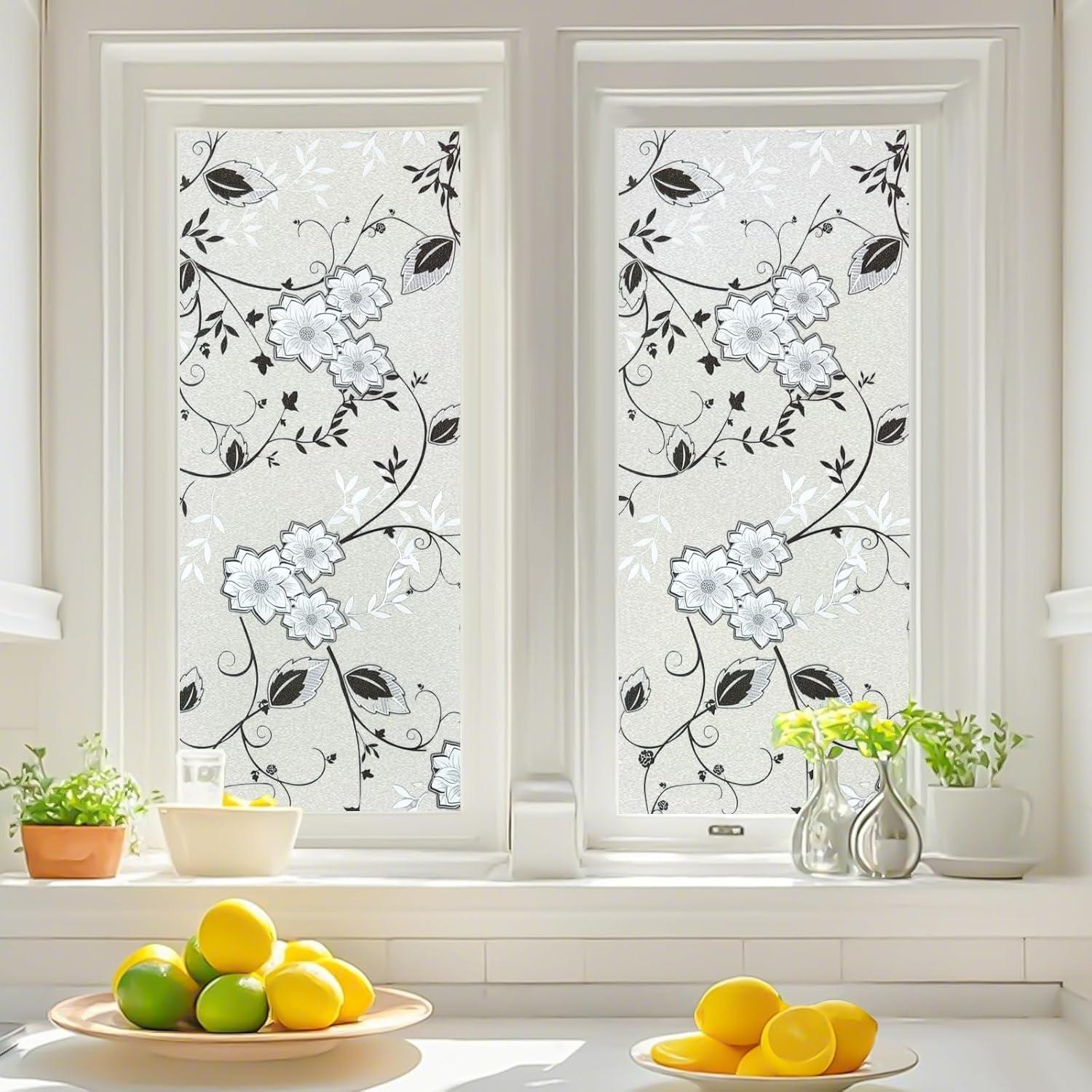 Película Decorativa de Privacidad para Ventanas Bloss 44.5x200 cm