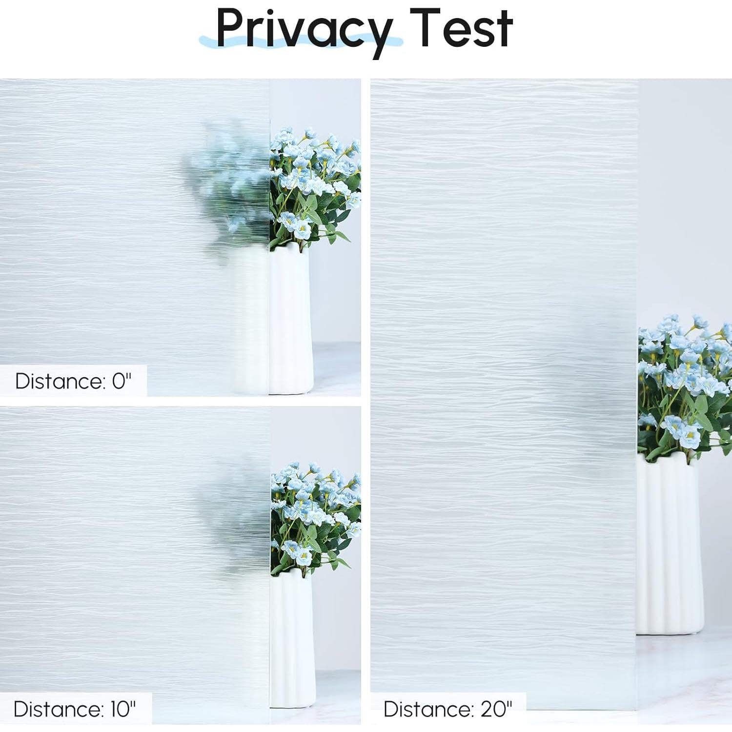 Película de Privacidad DOWELL 44.5x200 cm Vinilo Esmerilado