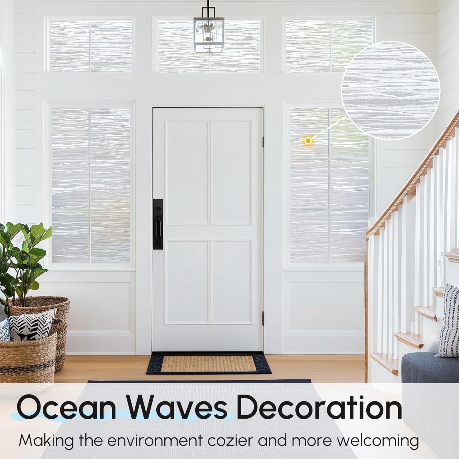 Película de Privacidad DOWELL 44.5x200 cm Vinilo Esmerilado