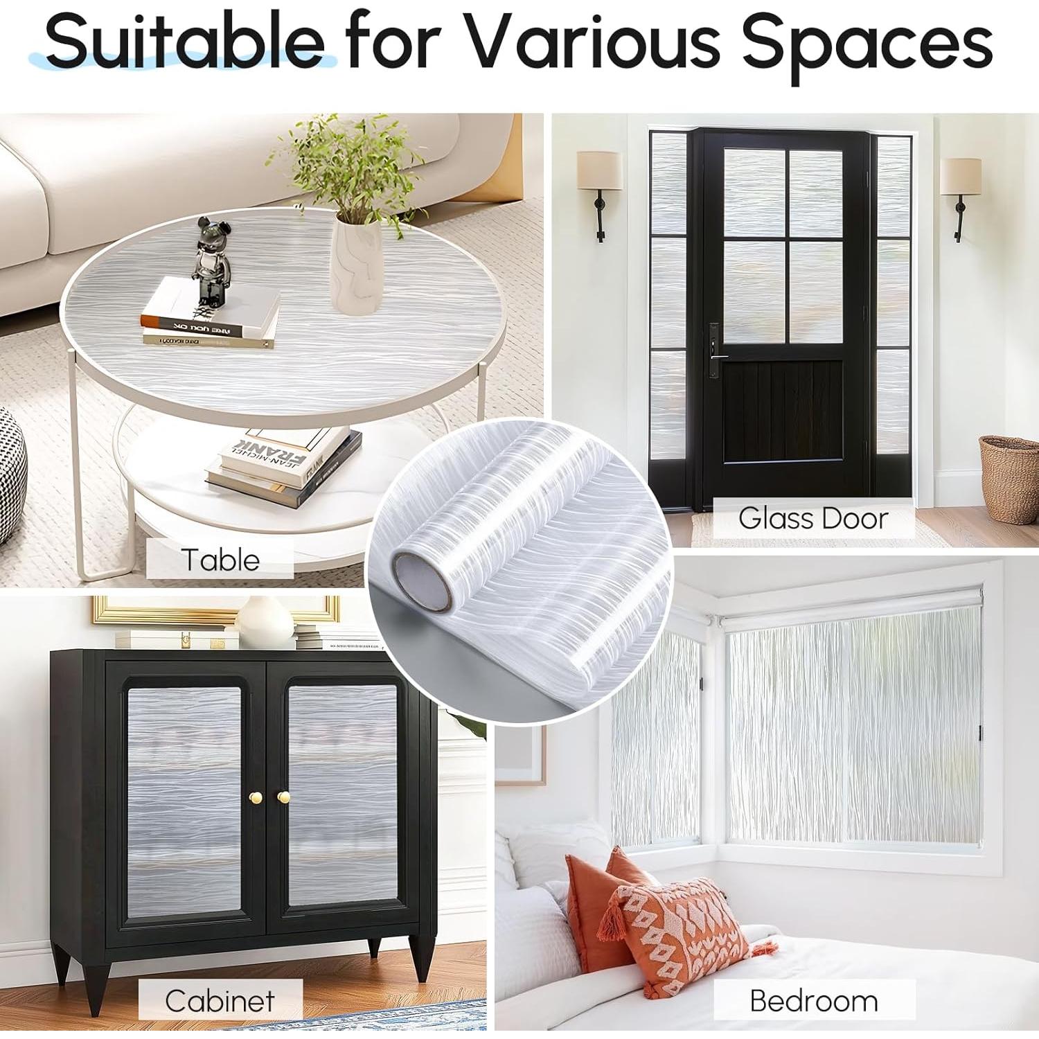 Película de Privacidad DOWELL 44.5x200 cm Vinilo Esmerilado