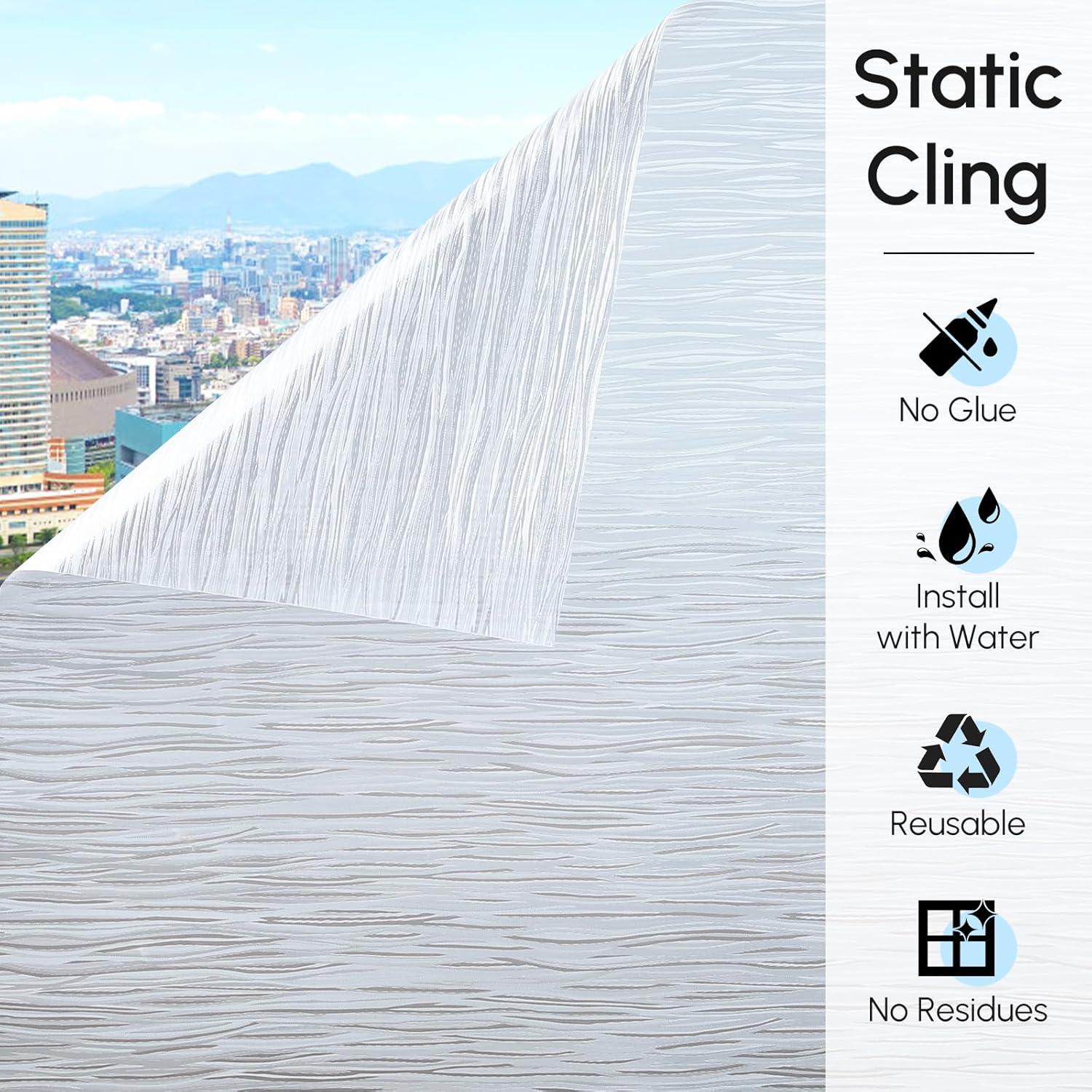 Película de Privacidad DOWELL 44.5x200 cm Vinilo Esmerilado