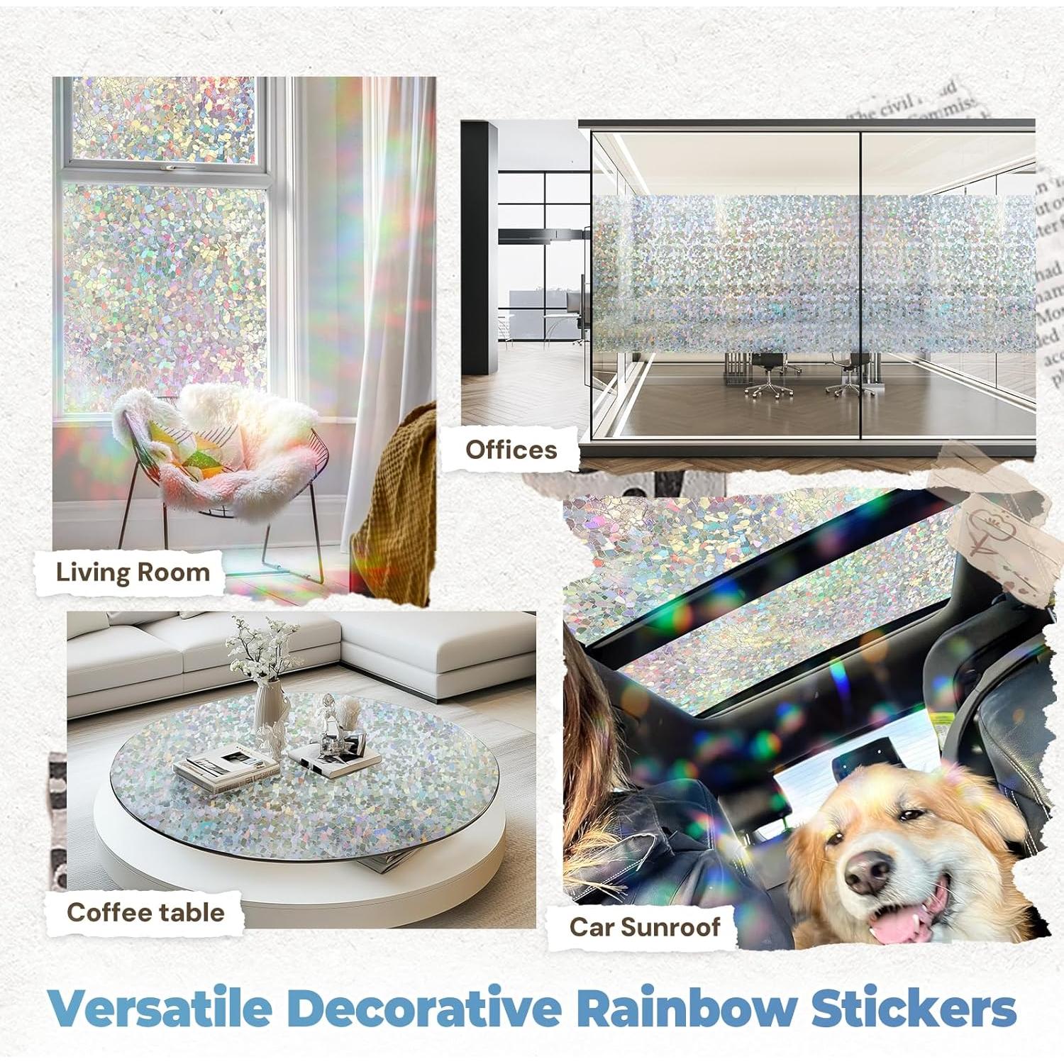 Película de Privacidad DOWELL 44.5x200 cm Vinilo UV