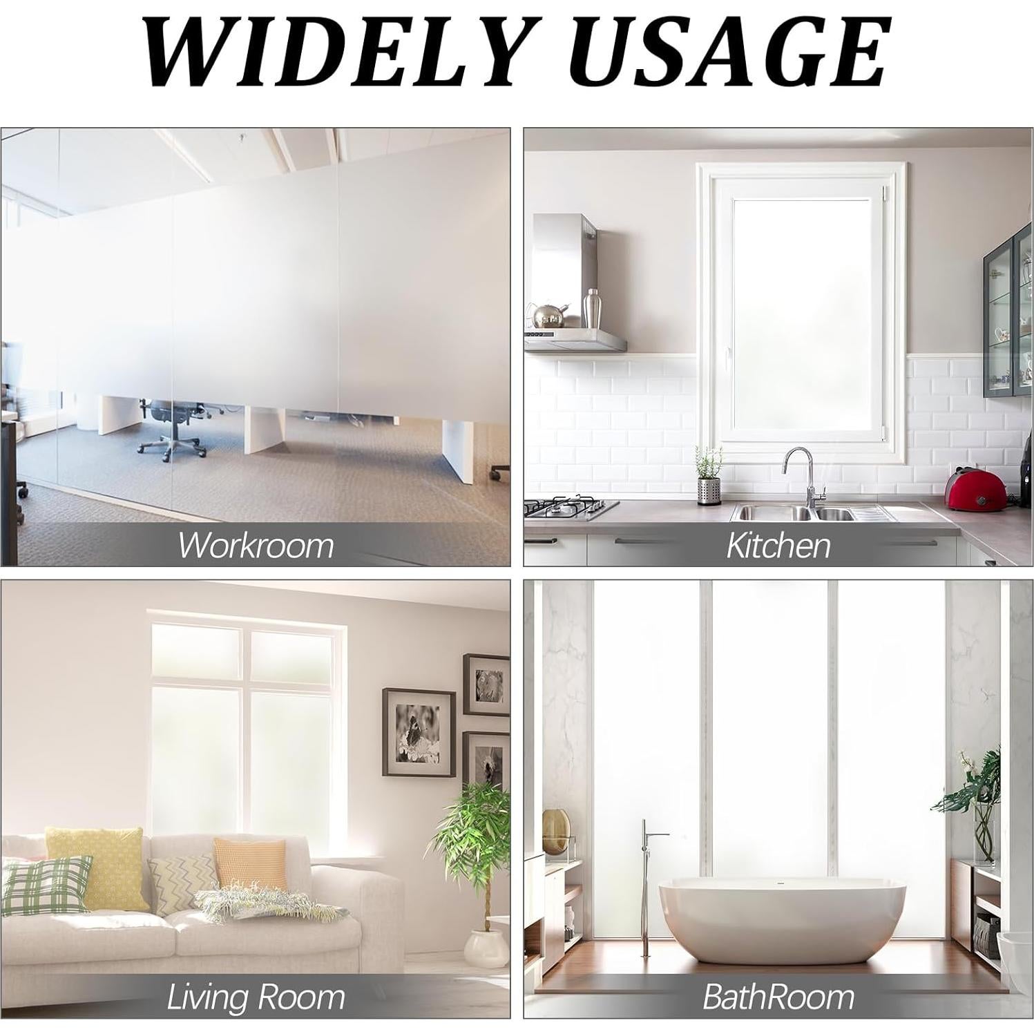 Película de Privacidad para Ventanas Myscheri 199x44 cm Esmerilada