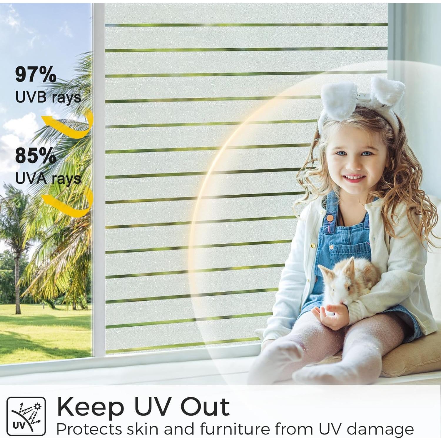 Película de Privacidad para Ventanas Coavas 44.5x199.4 cm