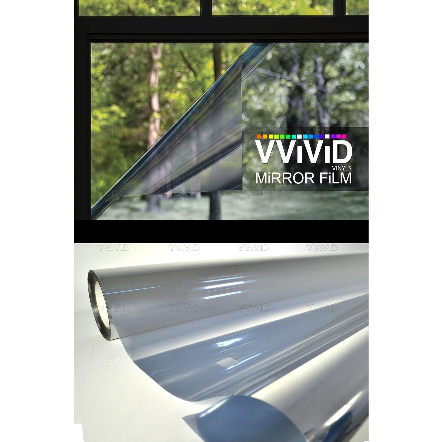 Película de Espejo Unidireccional VViViD 76x152 cm Plateada