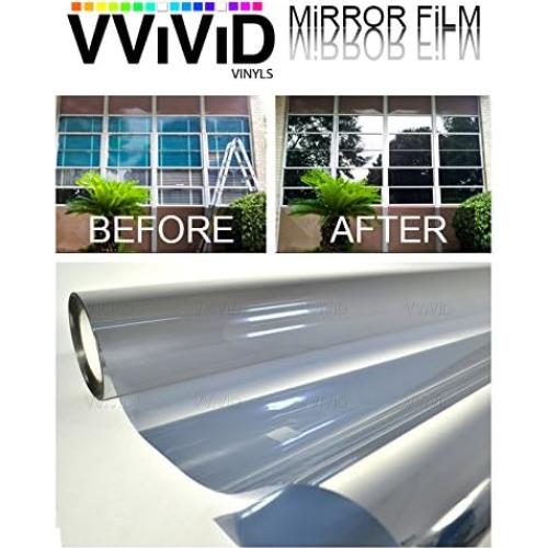 Película de Espejo Unidireccional VViViD 76x152 cm Plateada