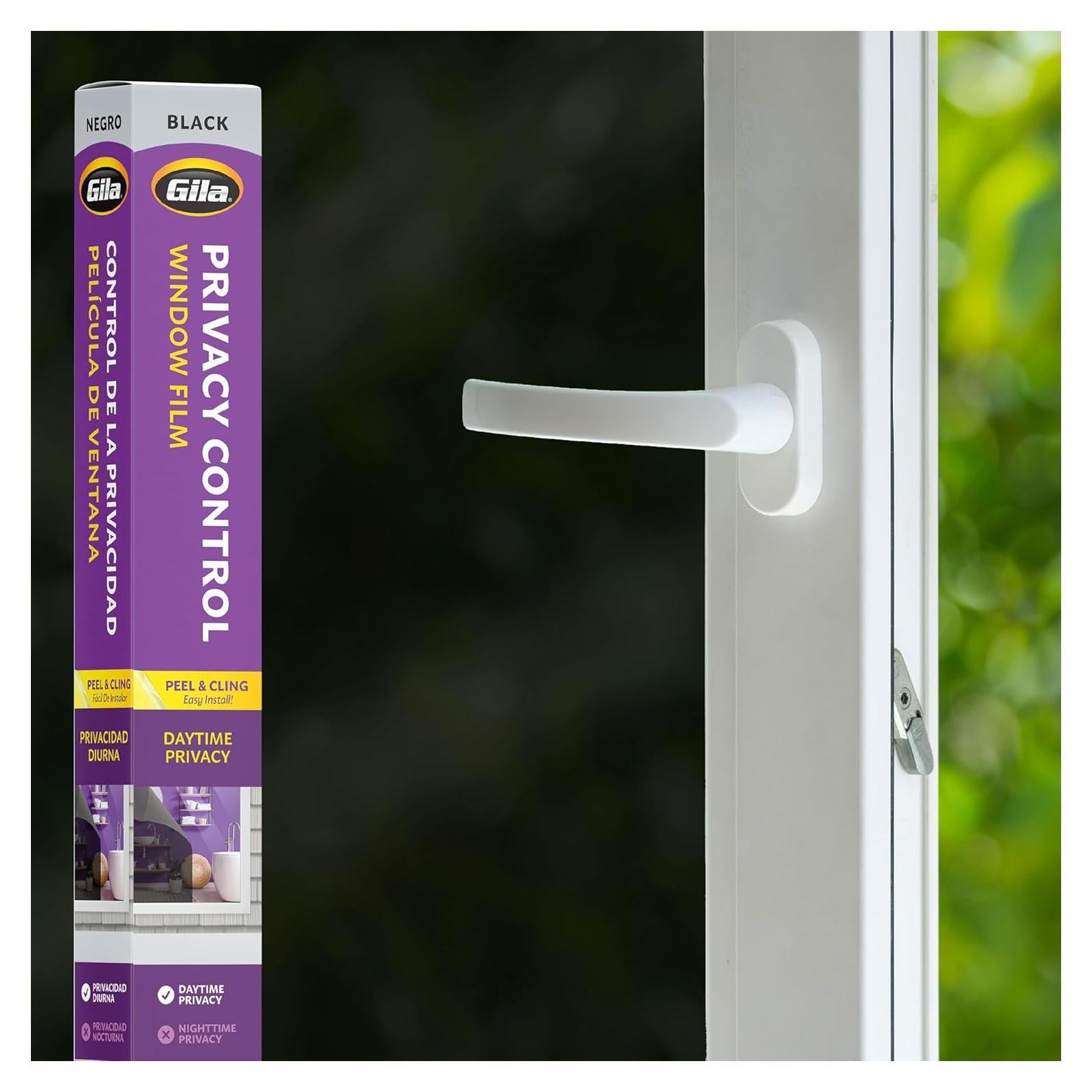 Película de Ventana Gila Privacy Negra 0.91m x 1.98m - PB78