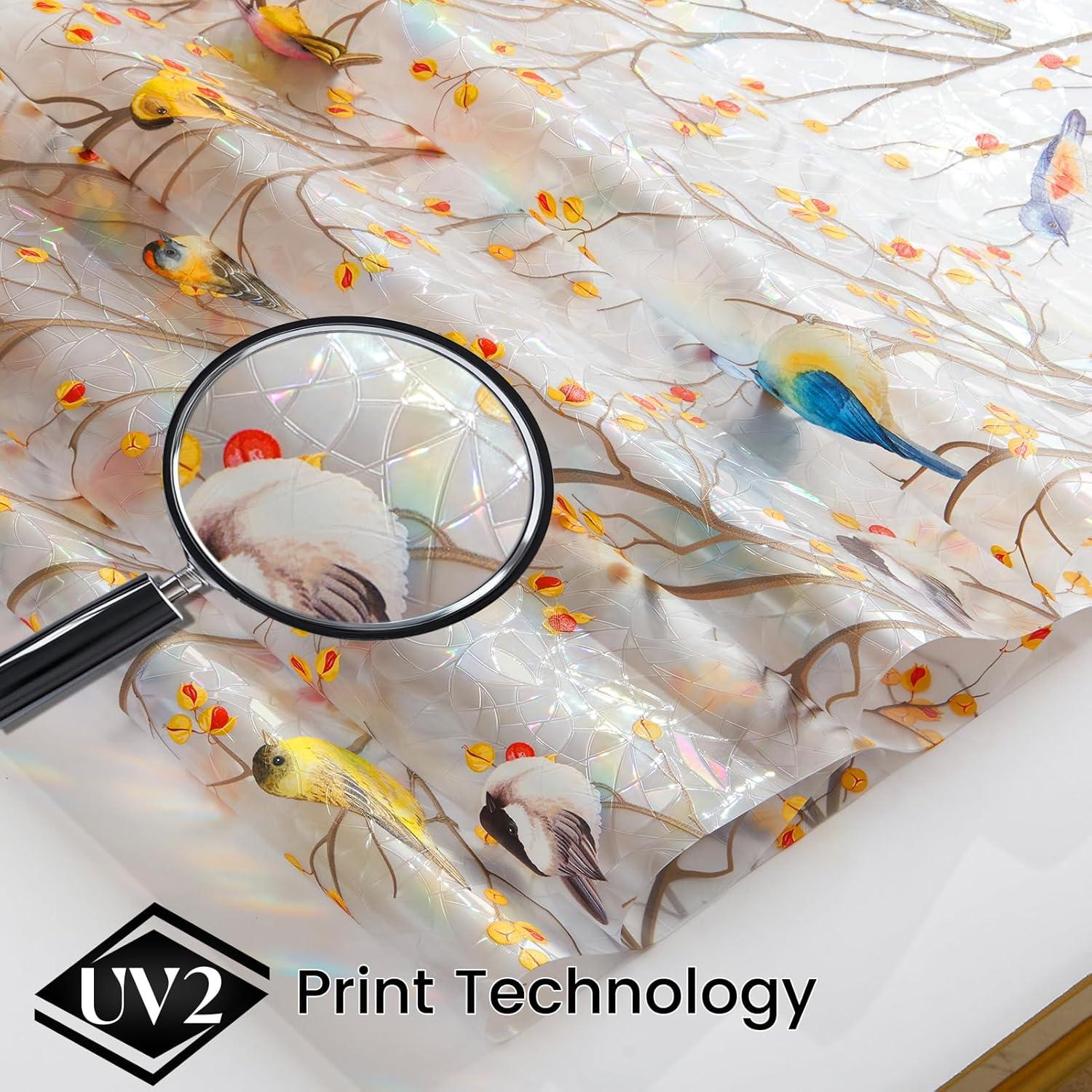 Película de Ventana Templada DKTIE Arcoíris 45x200cm UV2