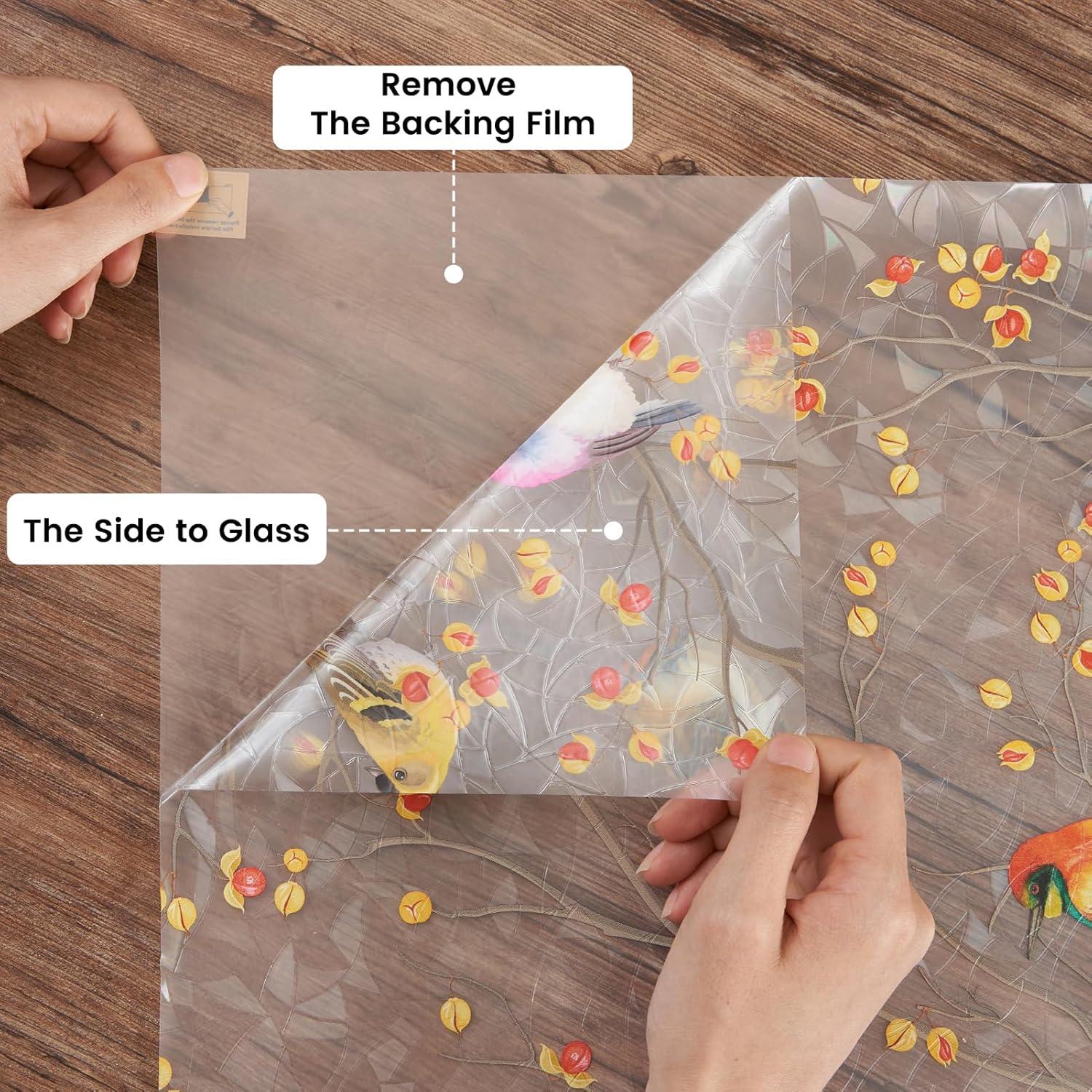 Película de Ventana Templada DKTIE Arcoíris 45x200cm UV2