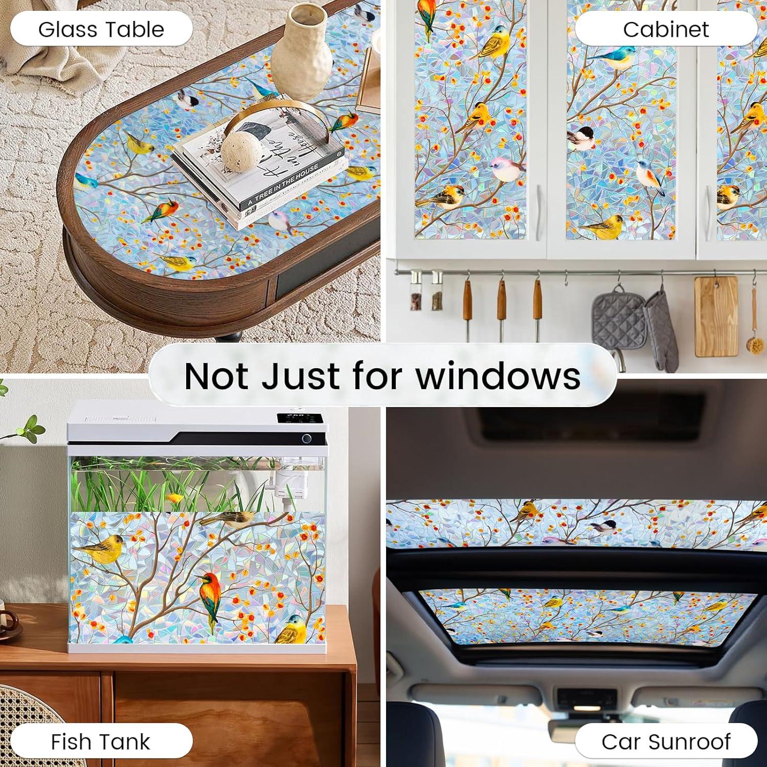 Película de Ventana Templada DKTIE Arcoíris 45x200cm UV2