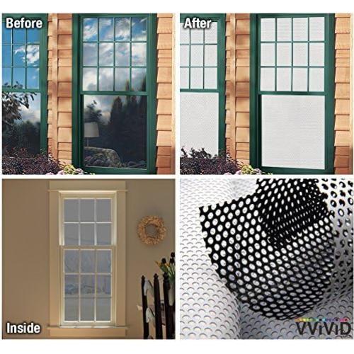 Película de Ventana Perforada Blanca VViViD 137x152 cm