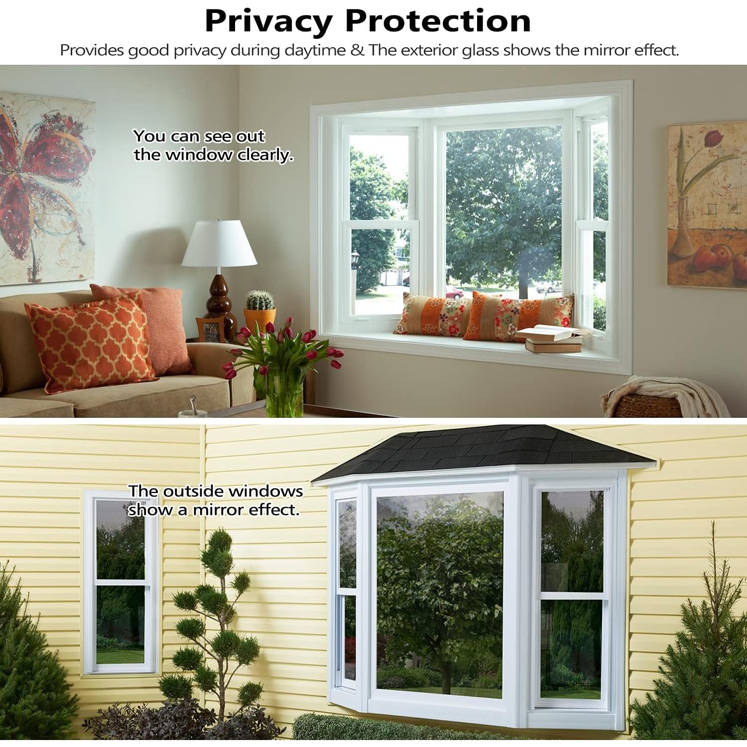 Película de Ventana HooTown 44.5x198 cm Anti UV Privacidad